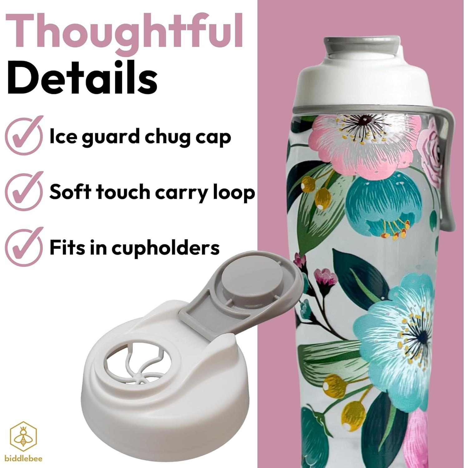 Botella de Agua Reutilizable 50 Strong 887 ml con Marcadores de Tiempo