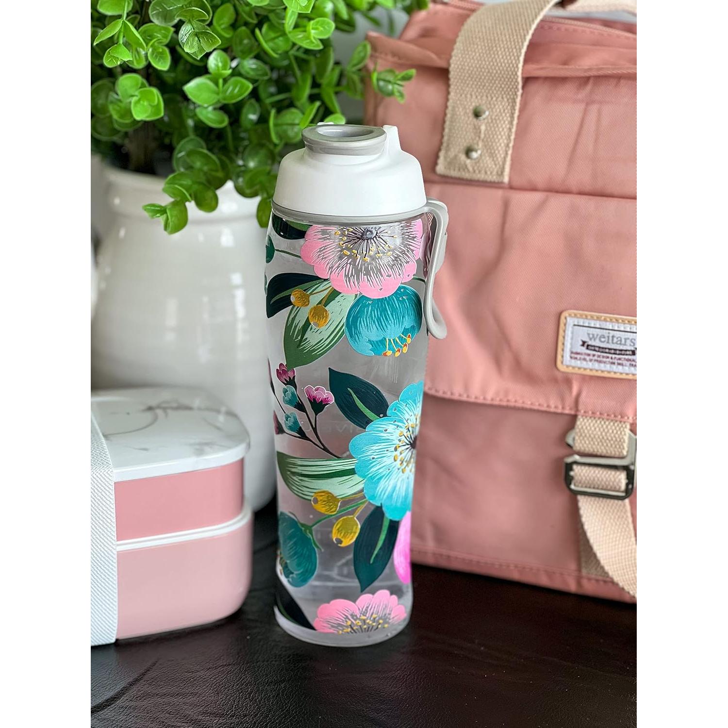 Botella de Agua Reutilizable 50 Strong 887 ml con Marcadores de Tiempo