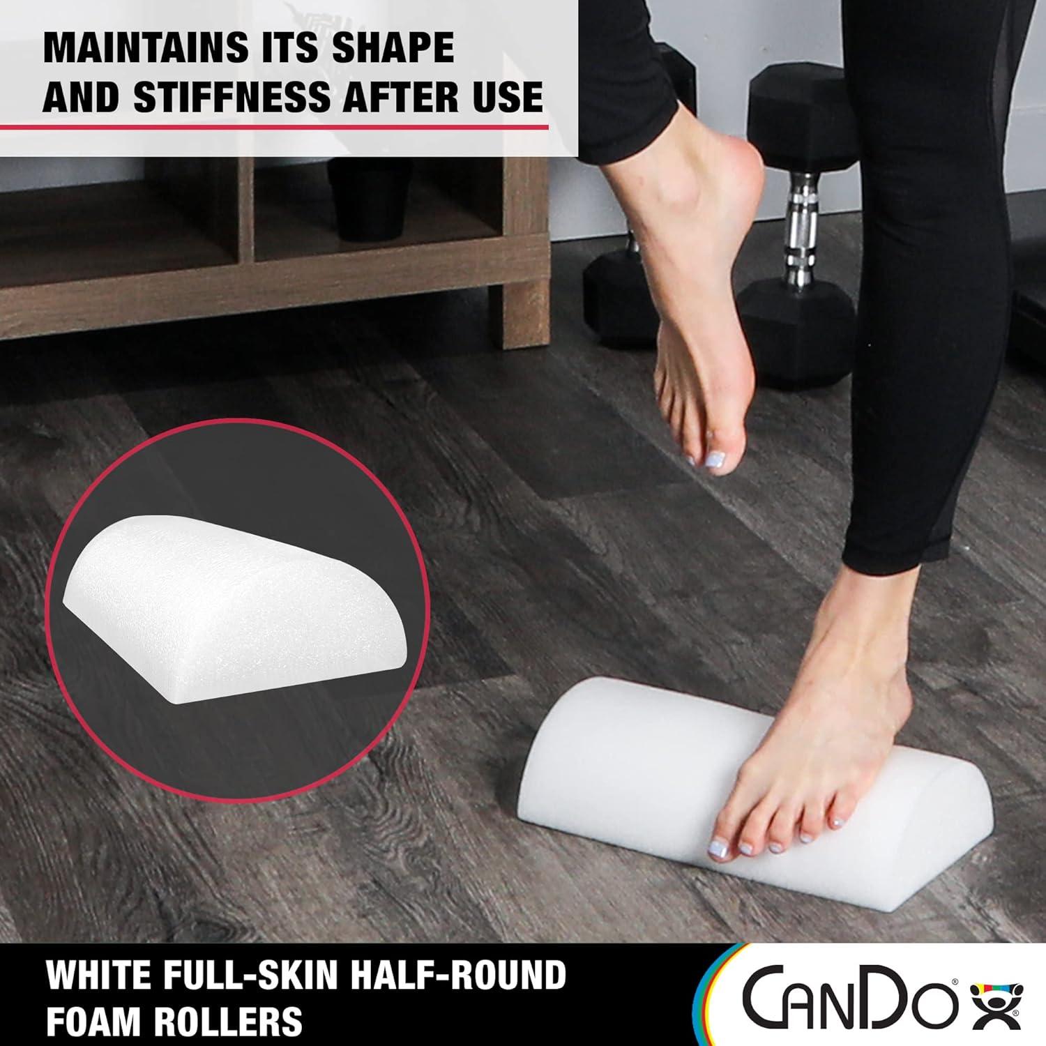 Rodillo de Espuma PE CanDo 30.48 cm para Recuperación Muscular