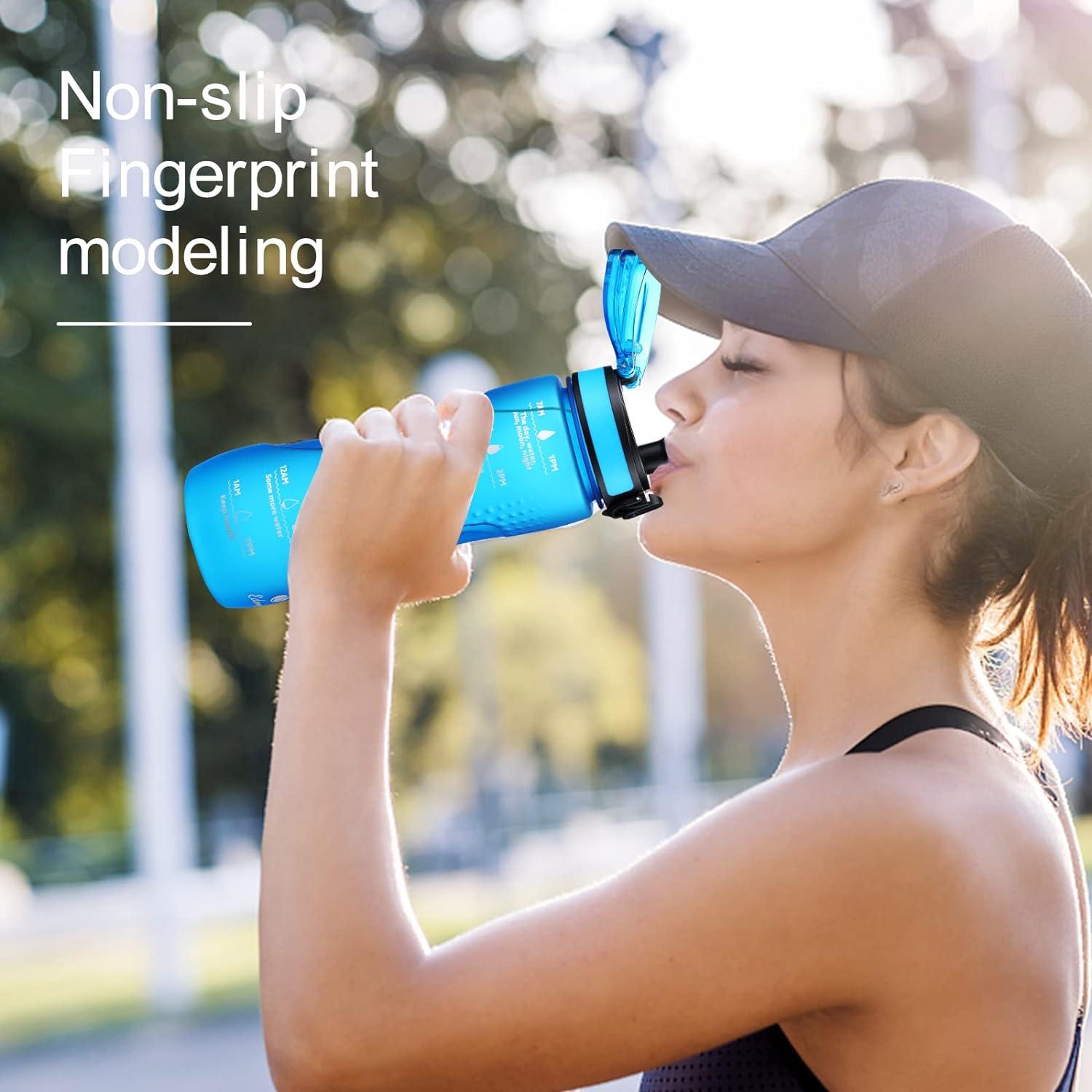 Botella de Agua Motivacional Edmyre 726ml Libre de BPA