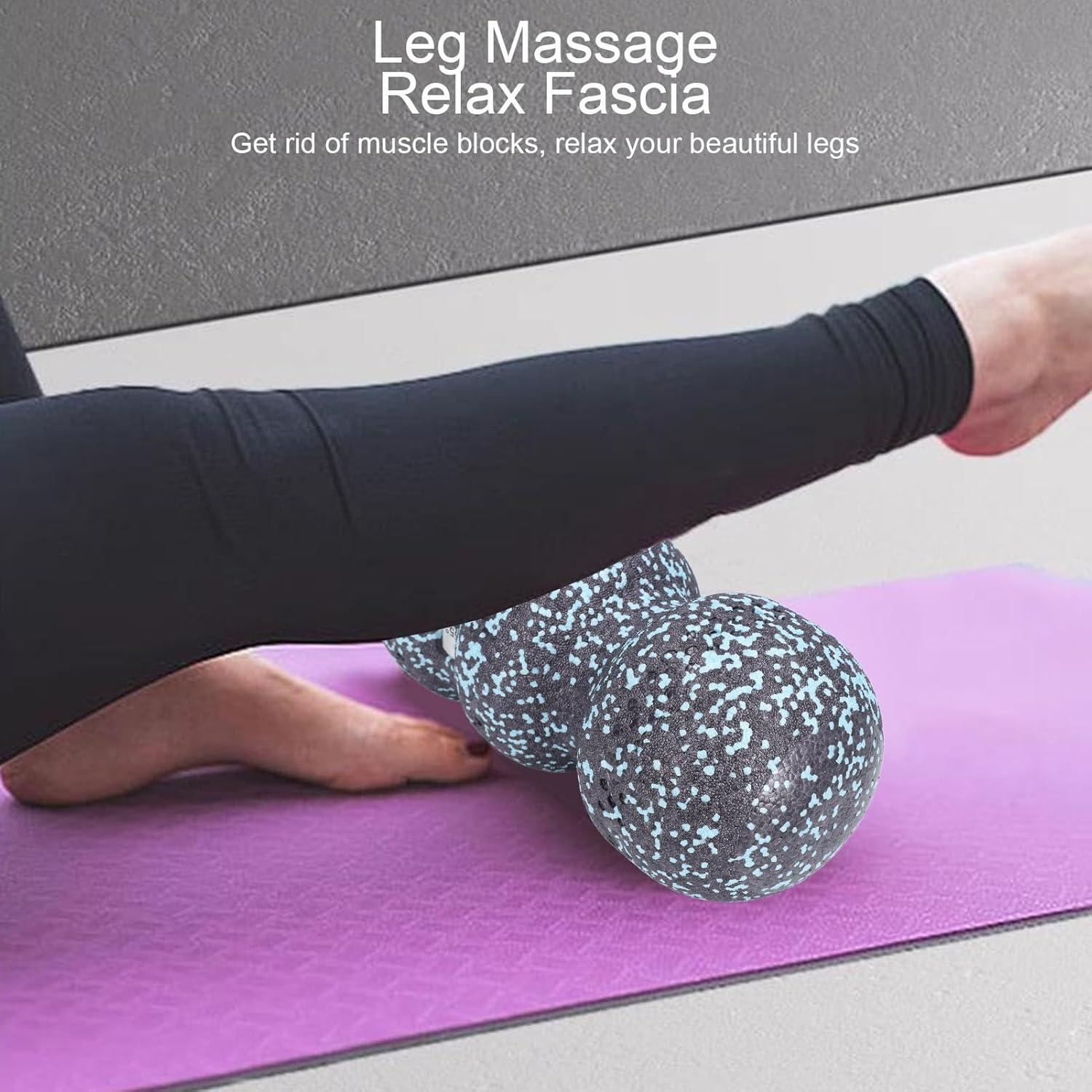 Rodillo de Espuma Estriado Rushbom 46x16cm para Relajación Muscular