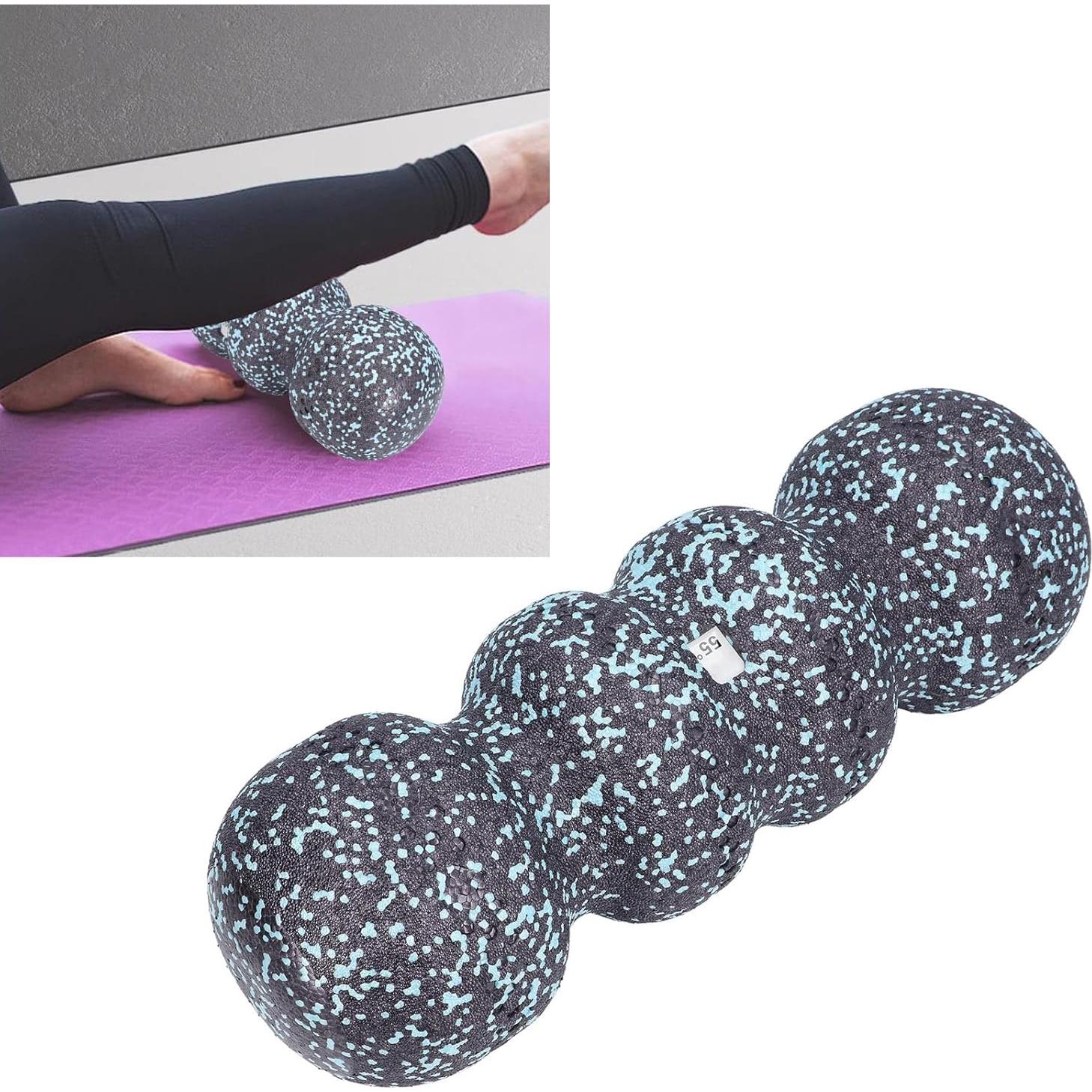 Rodillo de Espuma Estriado Rushbom 46x16cm para Relajación Muscular