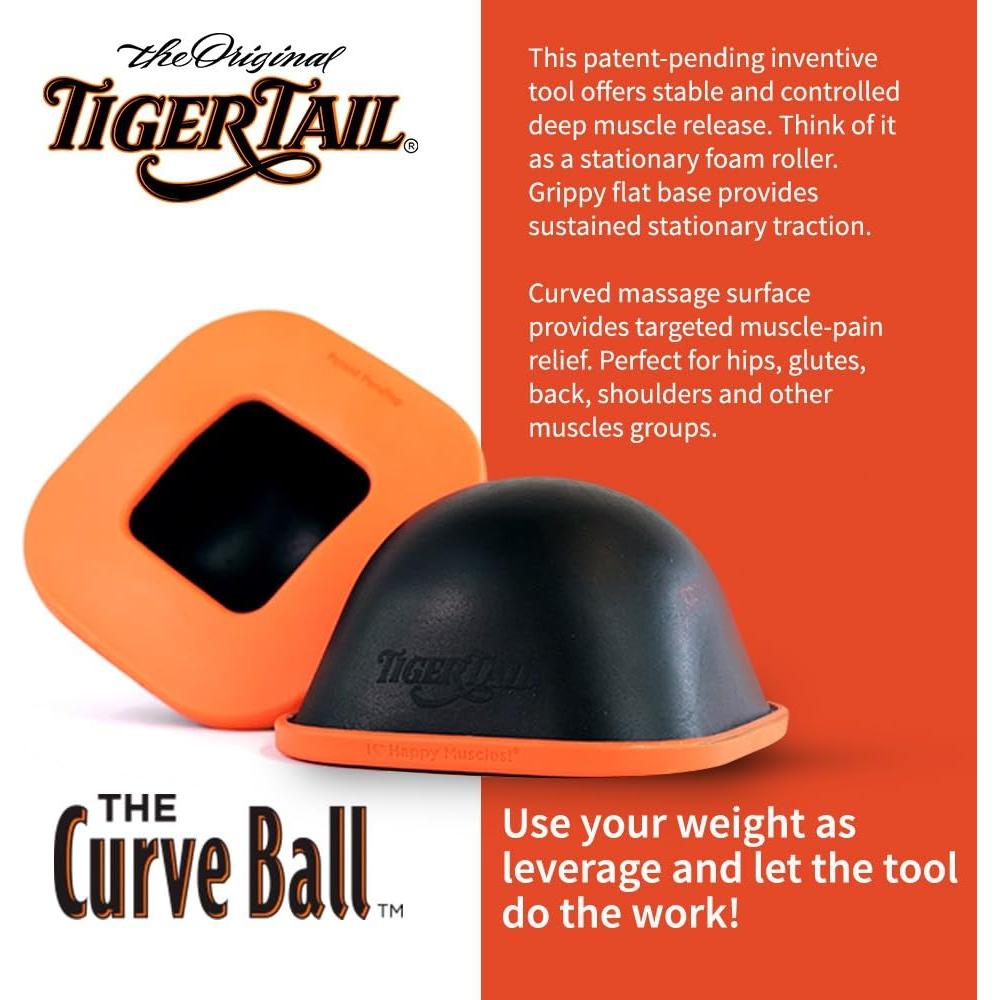 Pelota Curva Tiger Tail - Liberación Muscular Estacionaria 14 cm