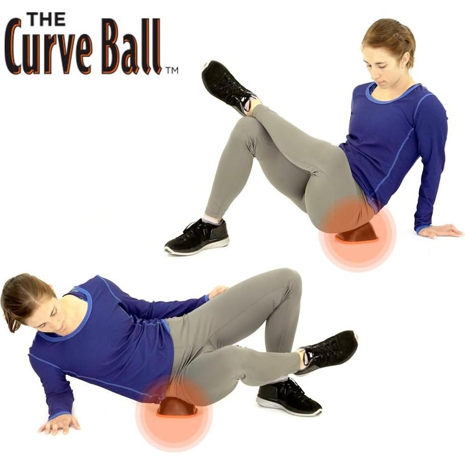 Pelota Curva Tiger Tail - Liberación Muscular Estacionaria 14 cm