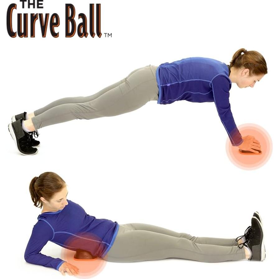 Pelota Curva Tiger Tail - Liberación Muscular Estacionaria 14 cm