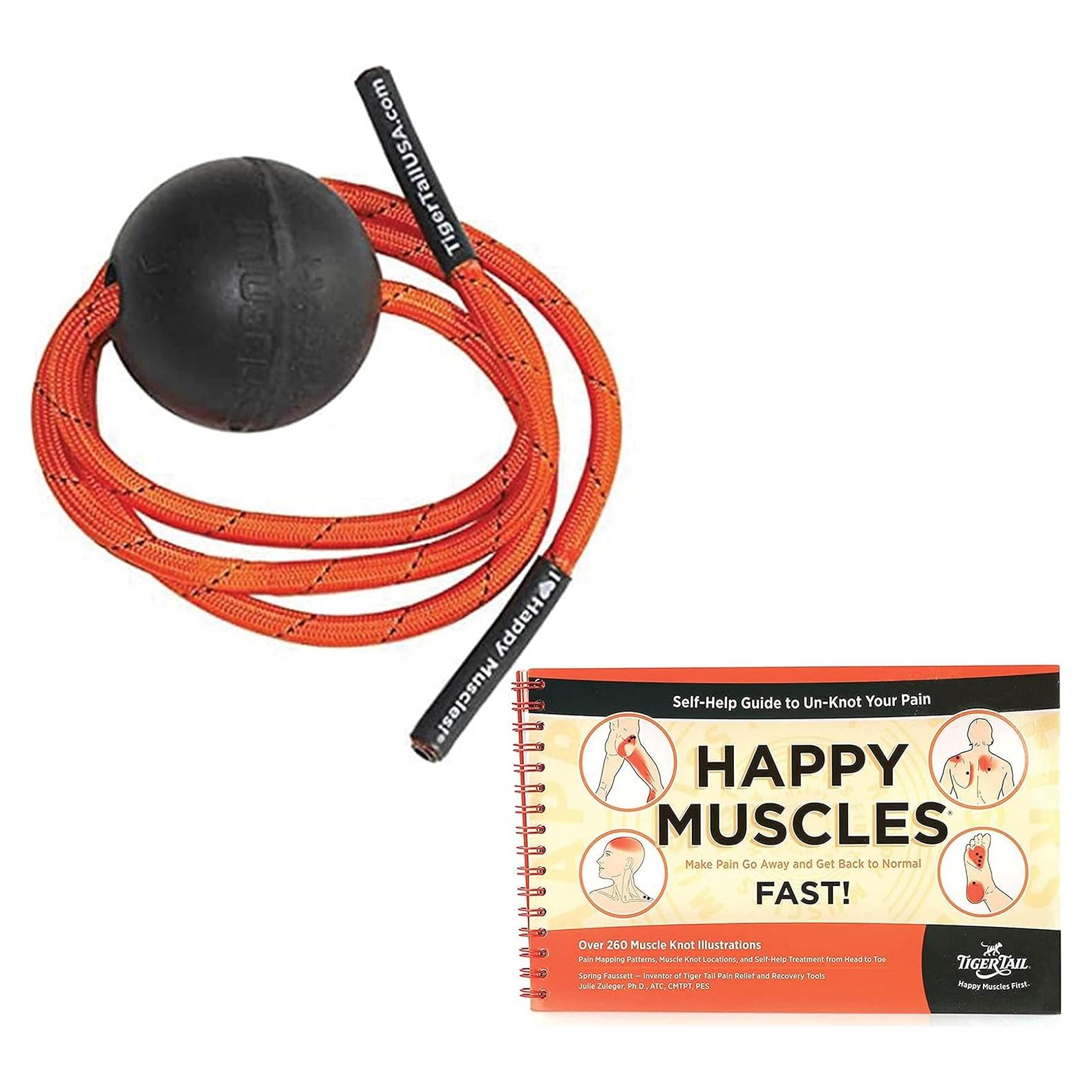 Pelota de espuma Tiger Tail 2.6 con cuerda 139.7 cm + Libro