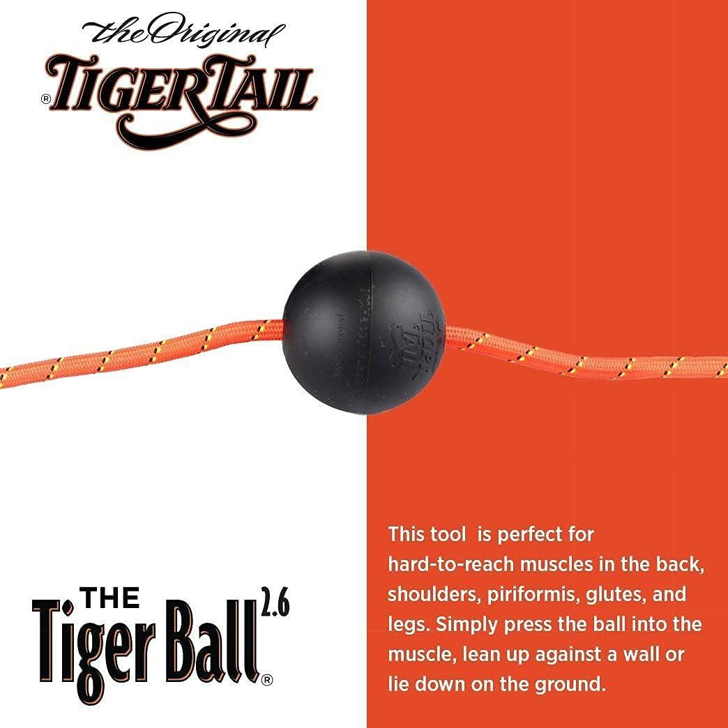 Pelota de espuma Tiger Tail 2.6 con cuerda 139.7 cm + Libro