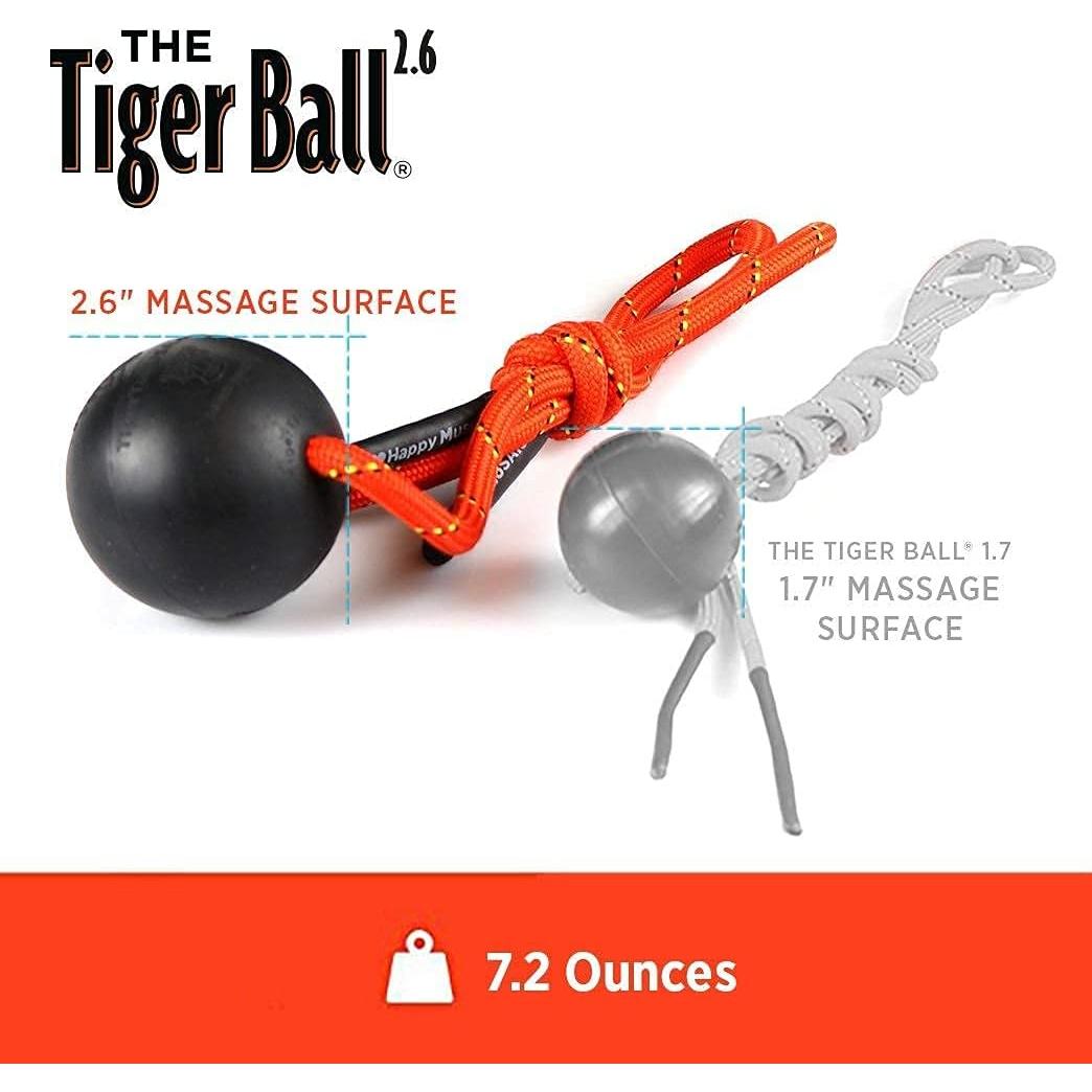 Pelota de espuma Tiger Tail 2.6 con cuerda 139.7 cm + Libro