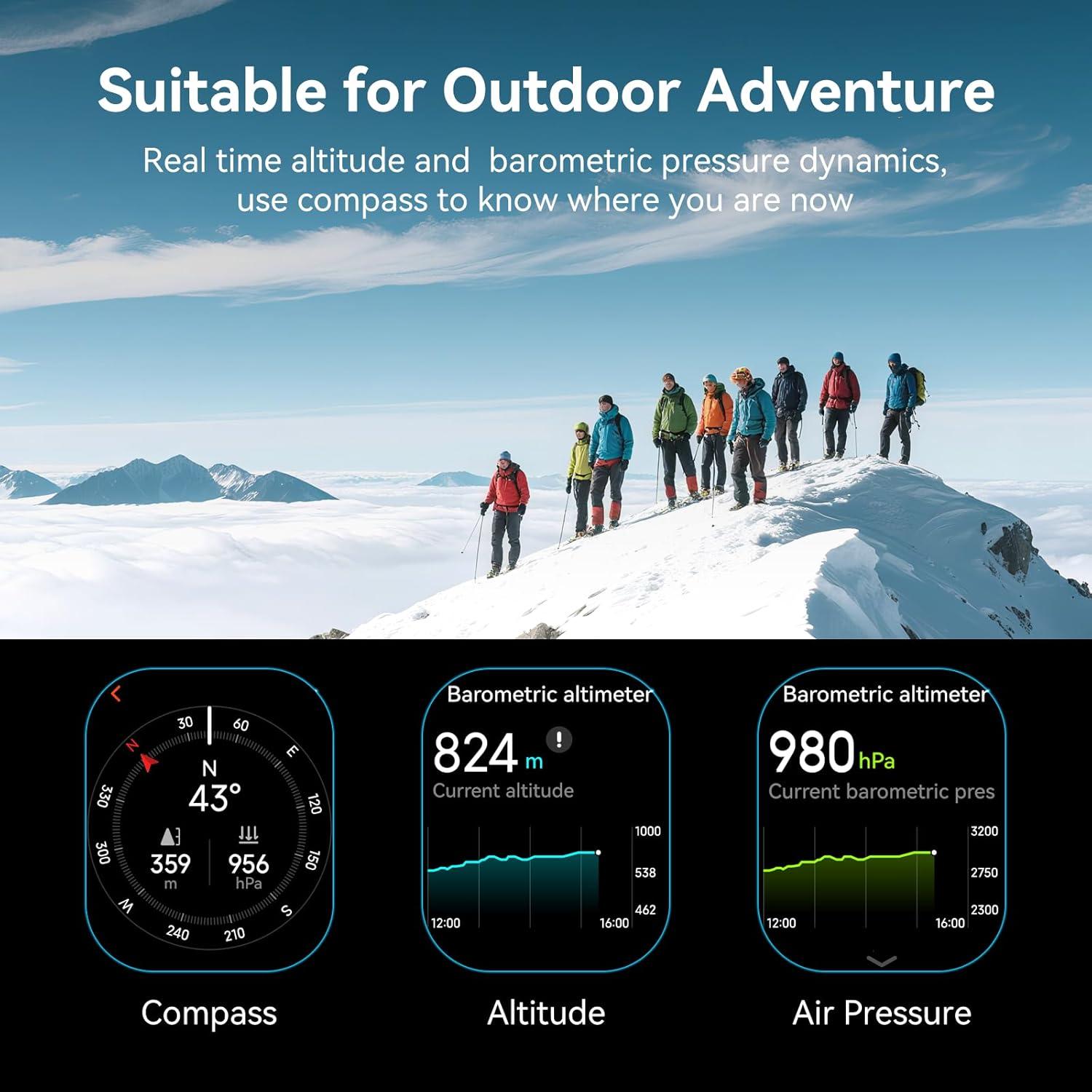 Reloj Inteligente Jugeman P131 Blanco 2.06" AMOLED GPS 5ATM