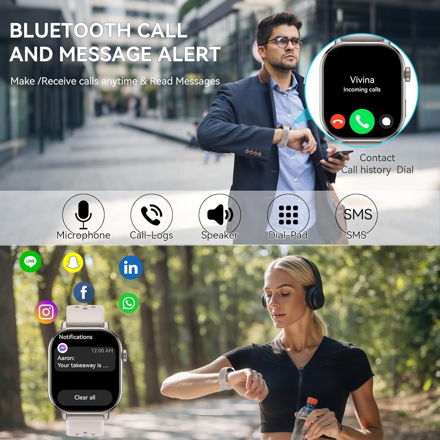 Reloj Inteligente Jugeman P131 Blanco 2.06" AMOLED GPS 5ATM