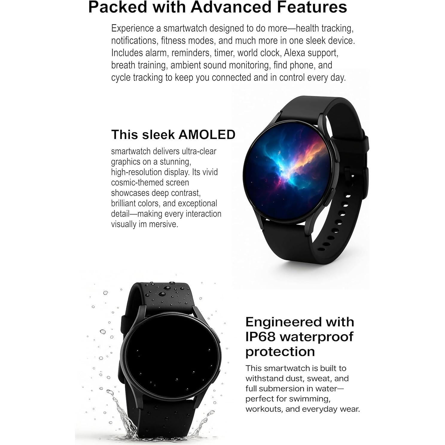 Reloj Inteligente NexGen AMOLED 1.43" GPS Impermeable