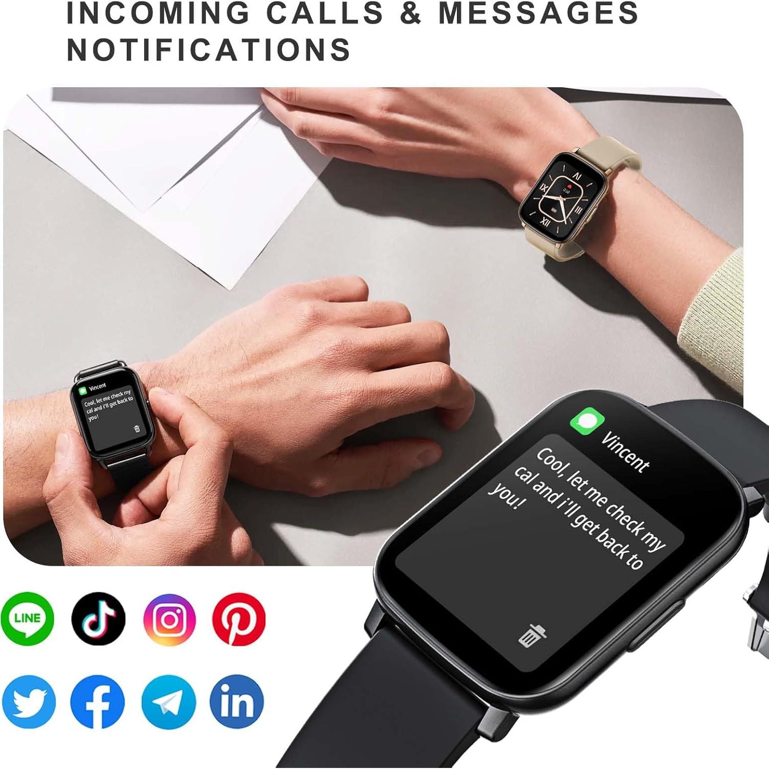 Reloj Inteligente Paukila P40 con Monitor de Salud y Fitness