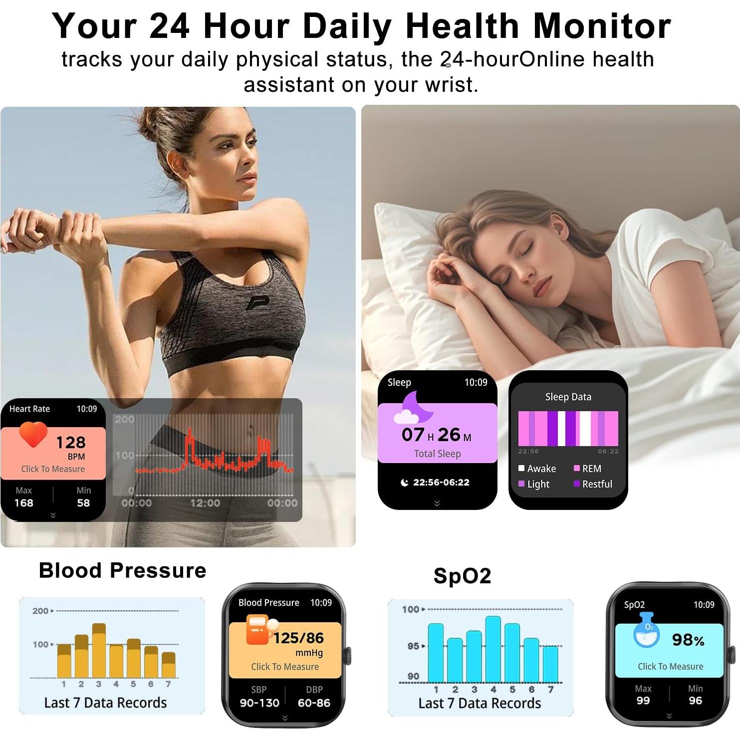 Reloj Inteligente OICIIDO ZL54CJ Pantalla 1.83" IP68 Fitness