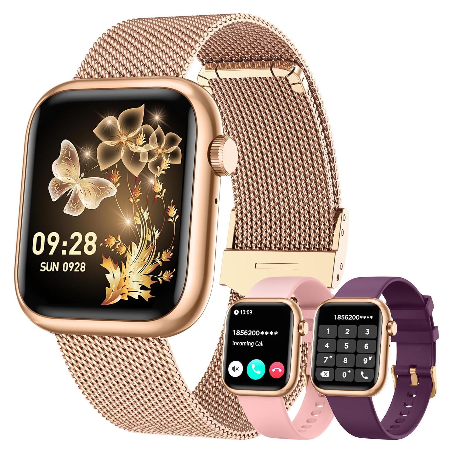 Reloj Inteligente Dorado TAOLOON G104 - Fitness y Llamadas