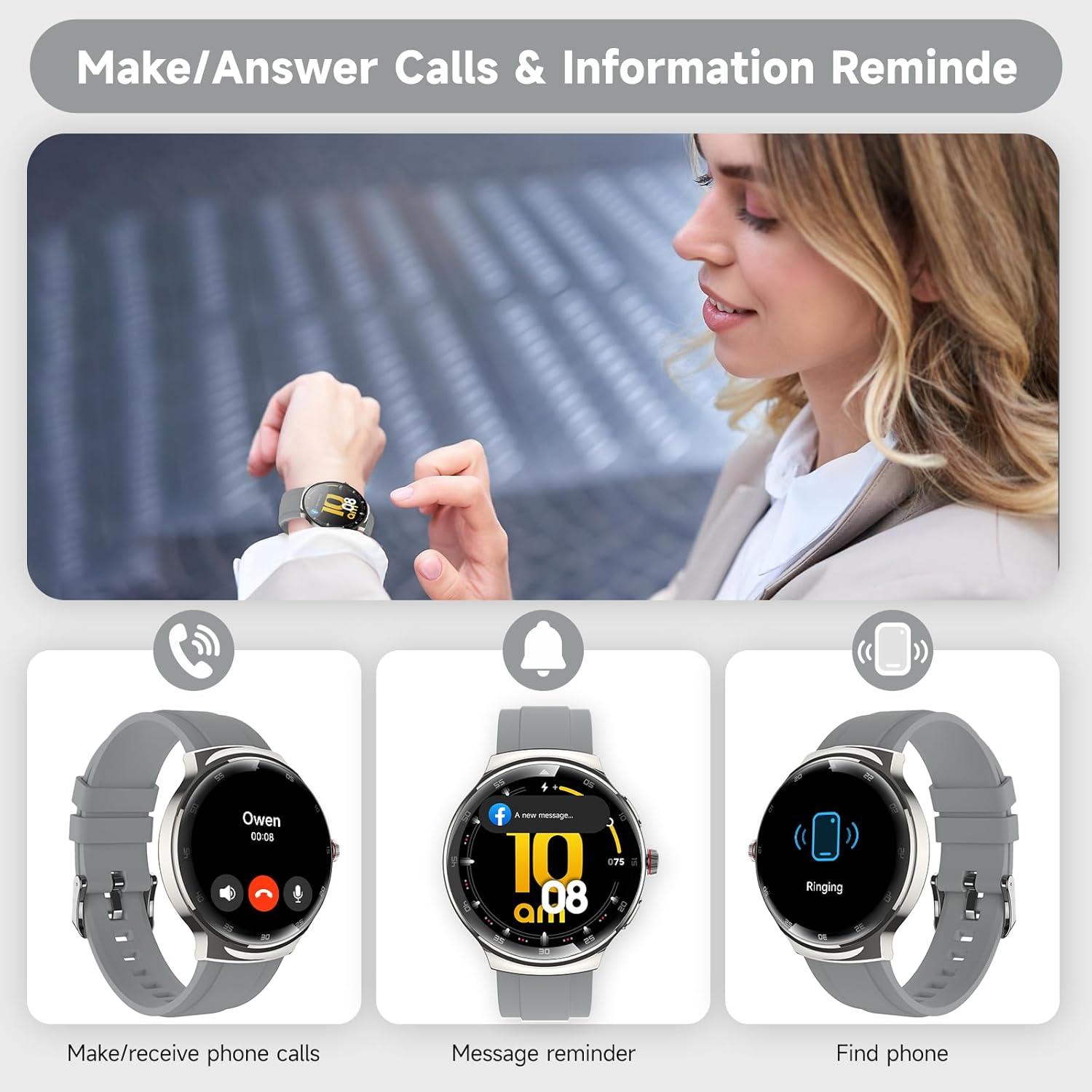 Reloj Inteligente MOLOURK P30 1.43" AMOLED Fitness IP68