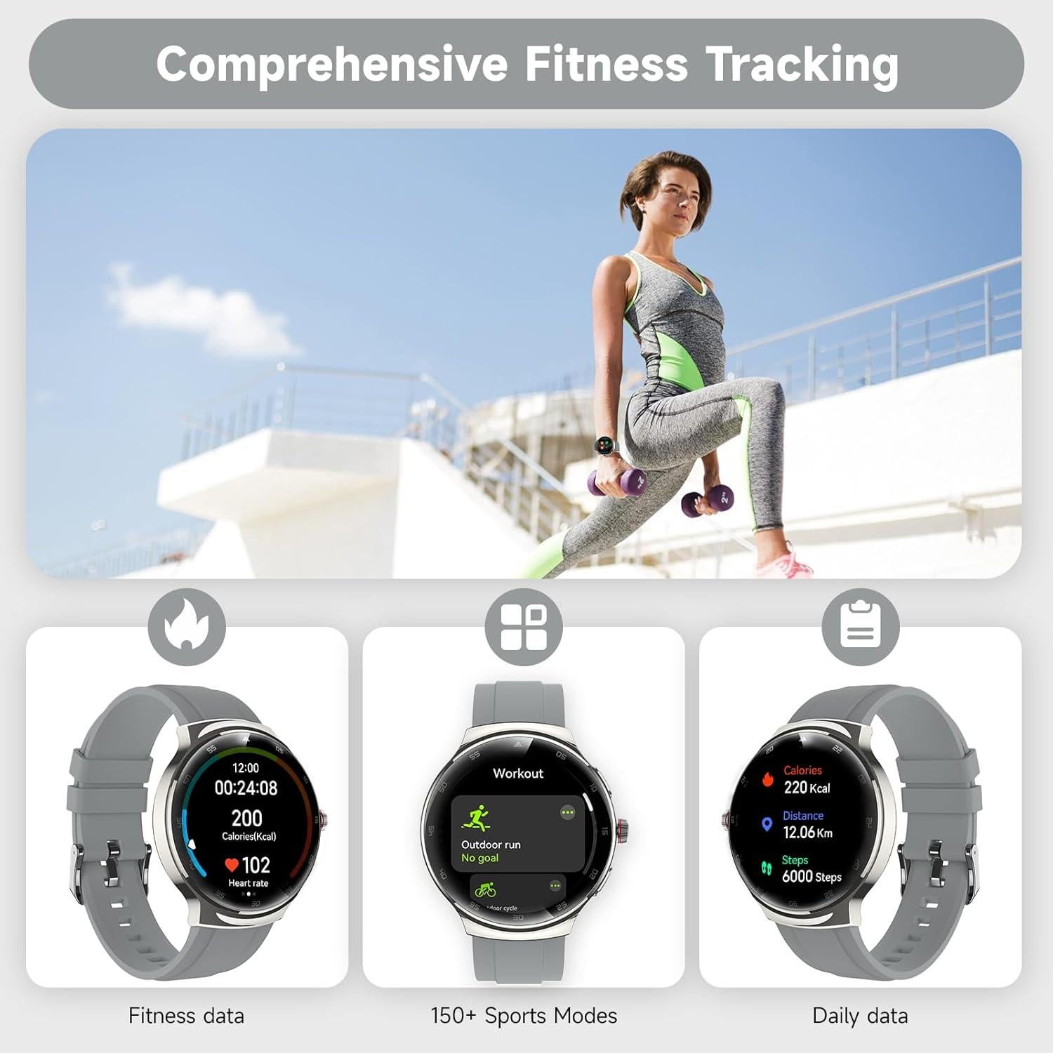 Reloj Inteligente MOLOURK P30 1.43" AMOLED Fitness IP68