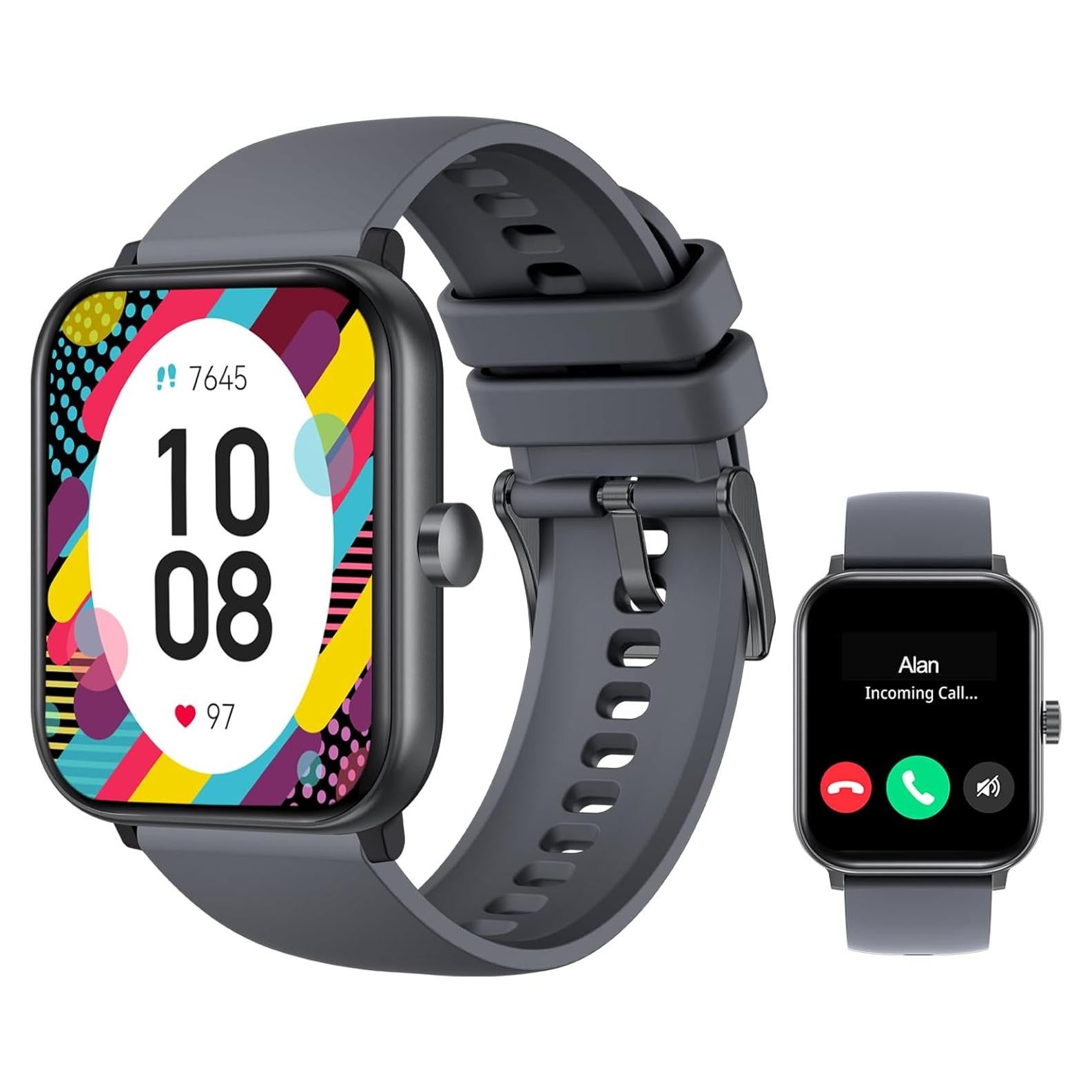 Reloj Inteligente Zicoway H5 para Mujeres y Hombres - Monitoreo de Salud IP68