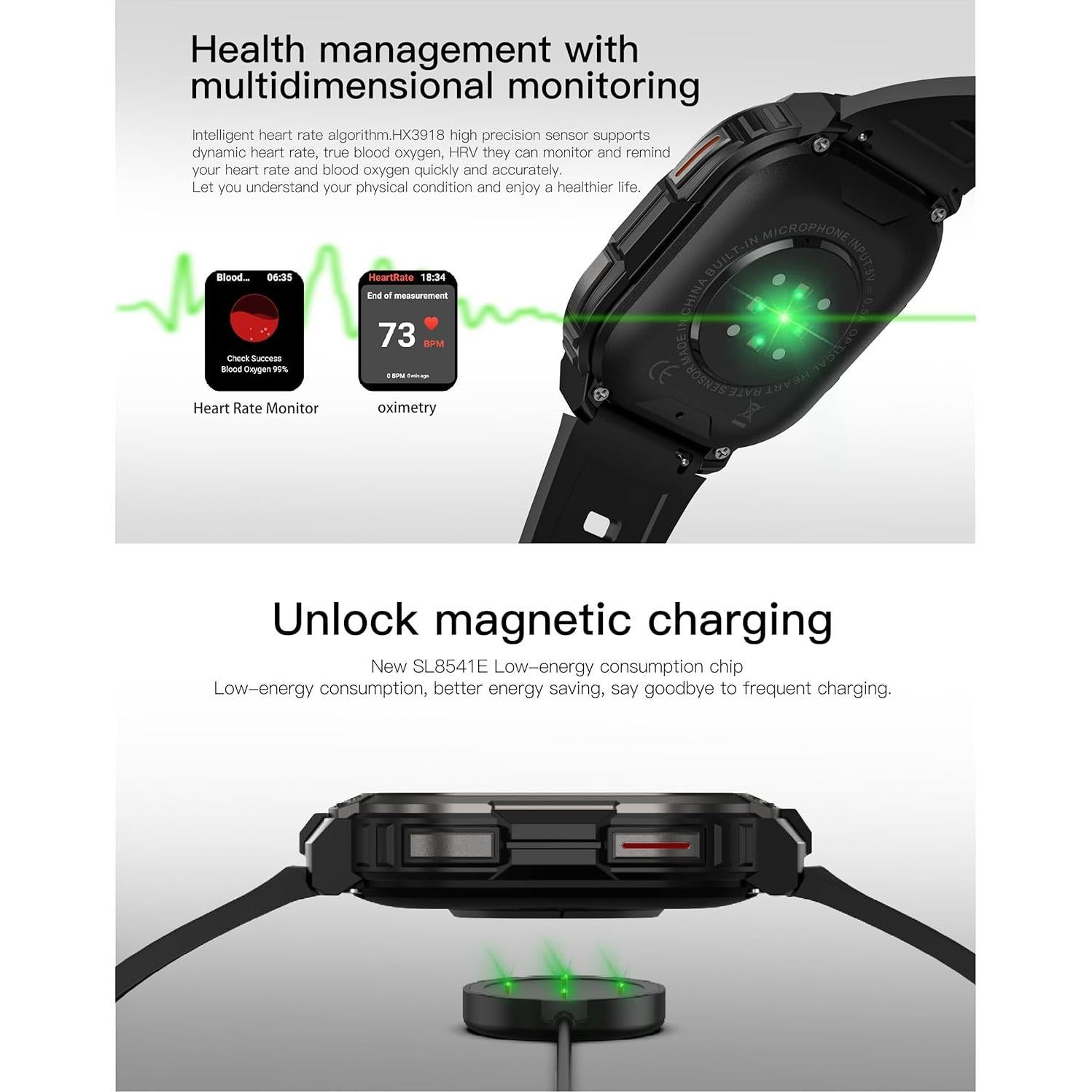 Reloj Inteligente 4G LTE Pyrrhionia con GPS y Pantalla AMOLED 5.4cm