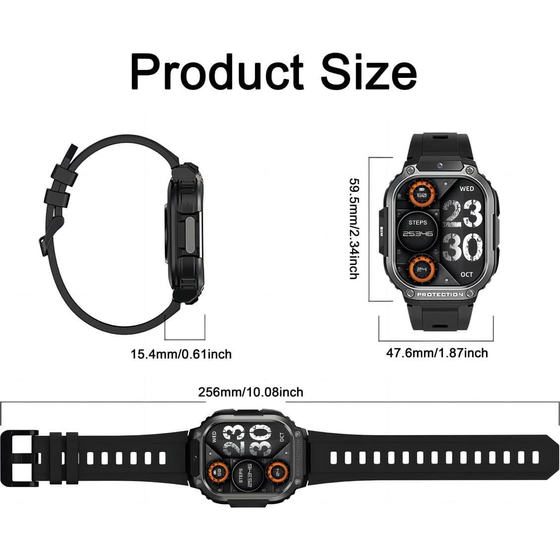 Reloj Inteligente 4G LTE Pyrrhionia con GPS y Pantalla AMOLED 5.4cm