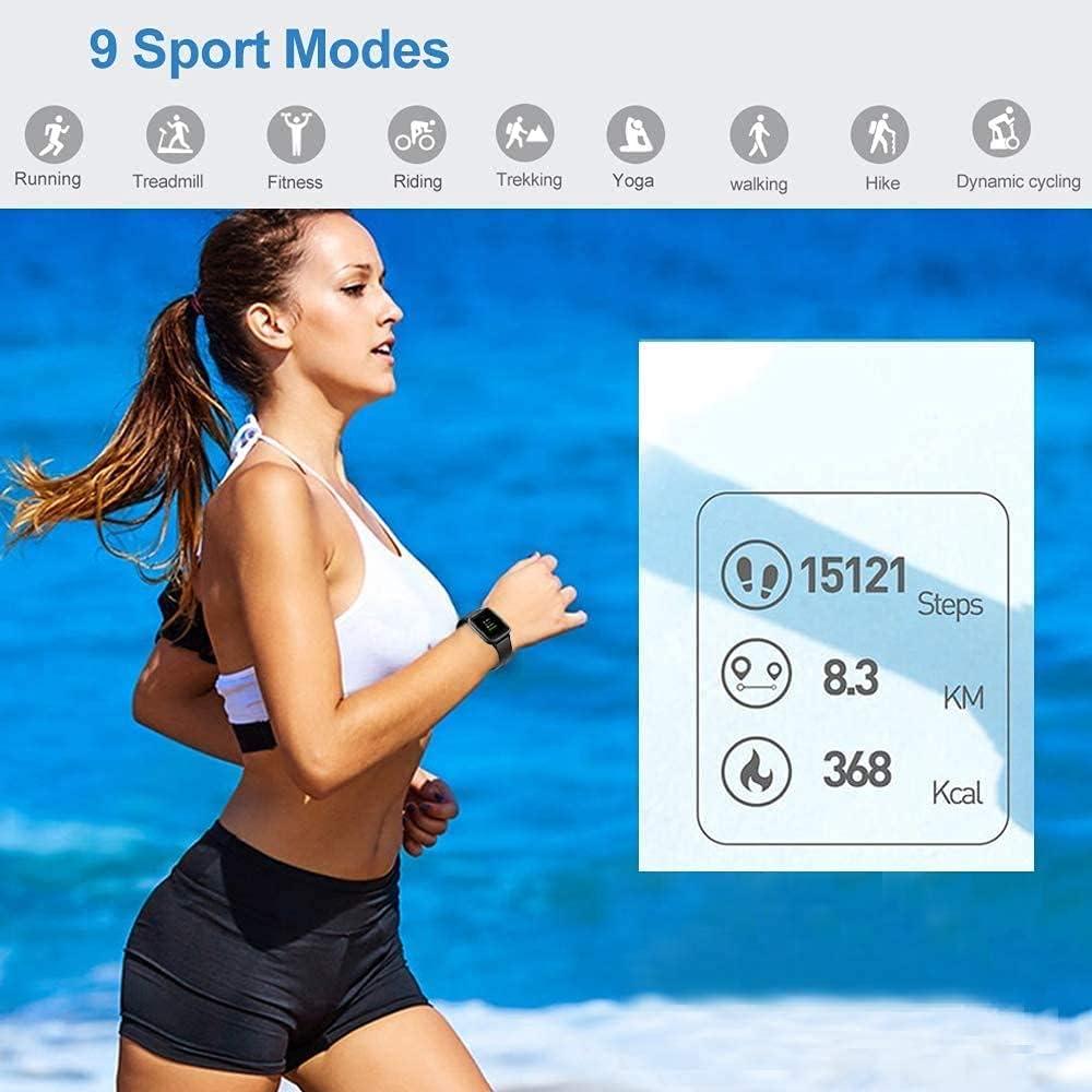 Reloj Inteligente VAOYAO ID205L Negro, Pantalla Táctil 1.3", IP68