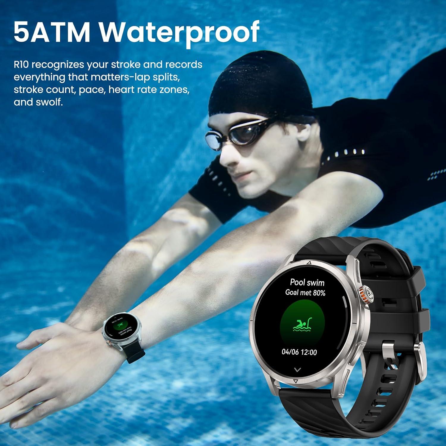 Reloj Inteligente KOSPET R10 Plata con GPS y 50 Días Batería