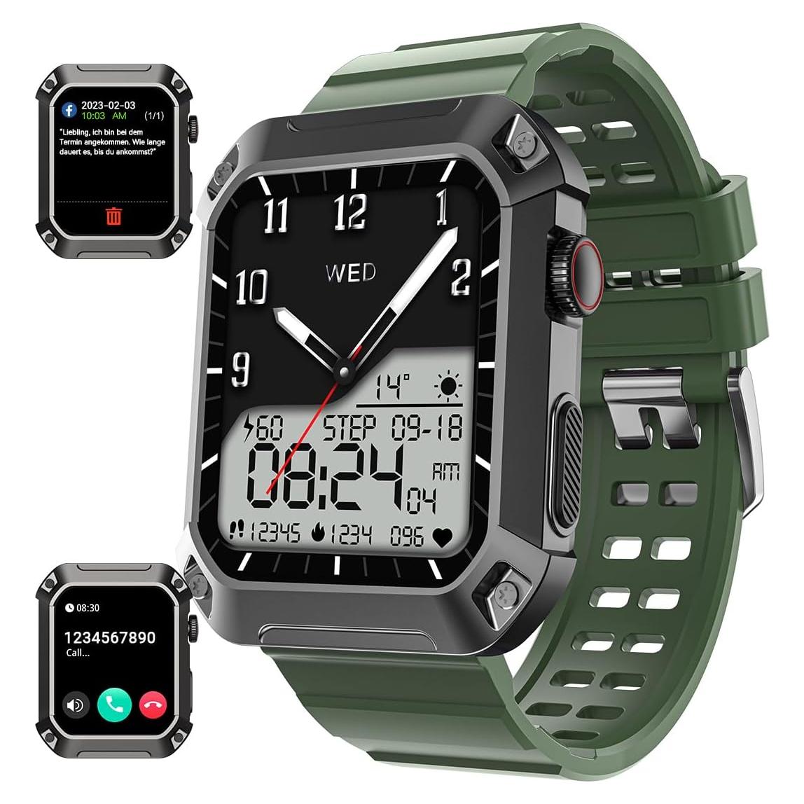 Reloj Inteligente Militar Rogbid Tank S2 1.83" GPS 5ATM