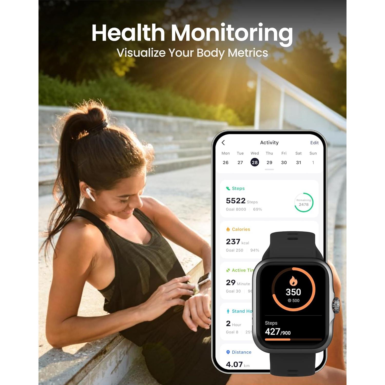 Reloj Inteligente Choiz S1 Pro con GPS y Pantalla AMOLED 1.78"