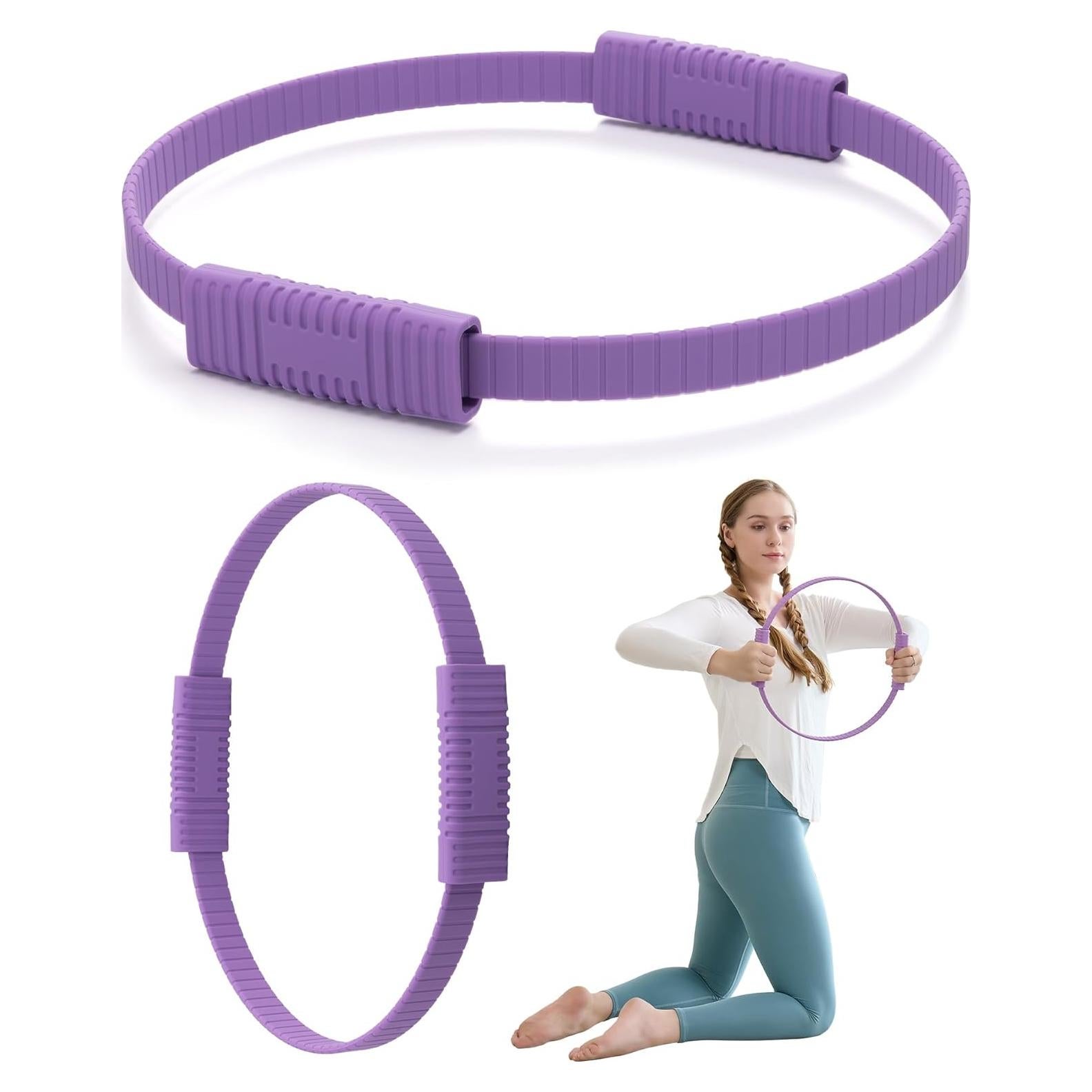 Anillo de Pilates SUBCULTUREPICK 34.3 cm Silicona Morado