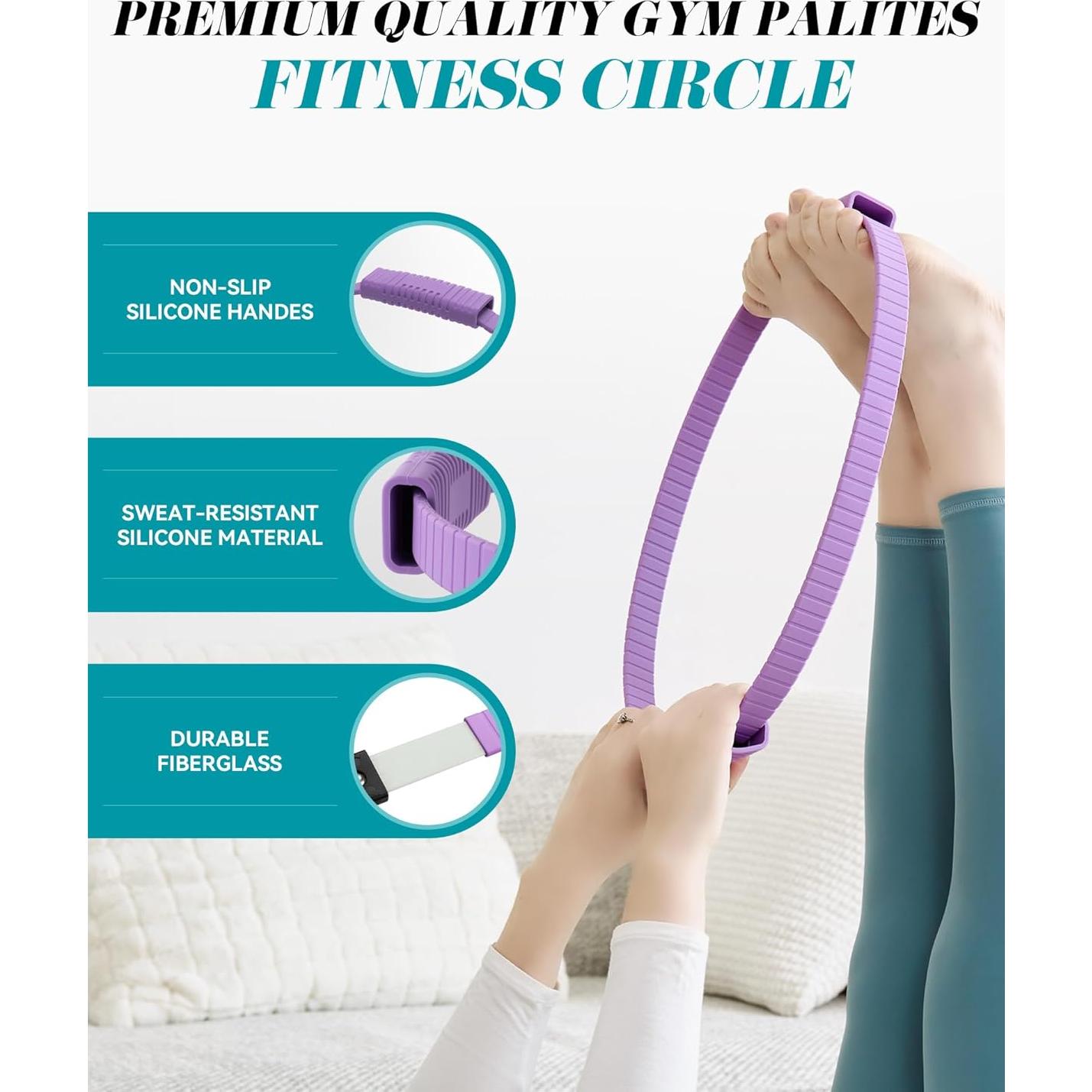 Anillo de Pilates SUBCULTUREPICK 34.3 cm Silicona Morado