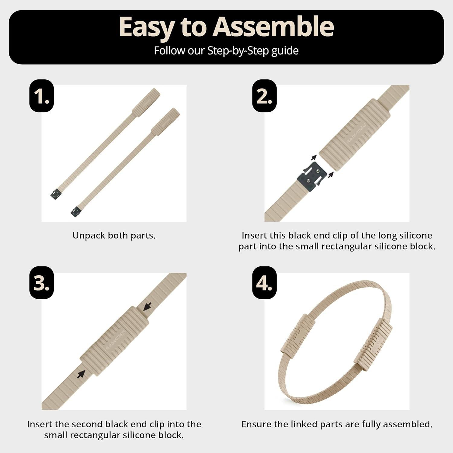 Anillo de Pilates Build & Fitness 34.3 cm Silicona y Fibra