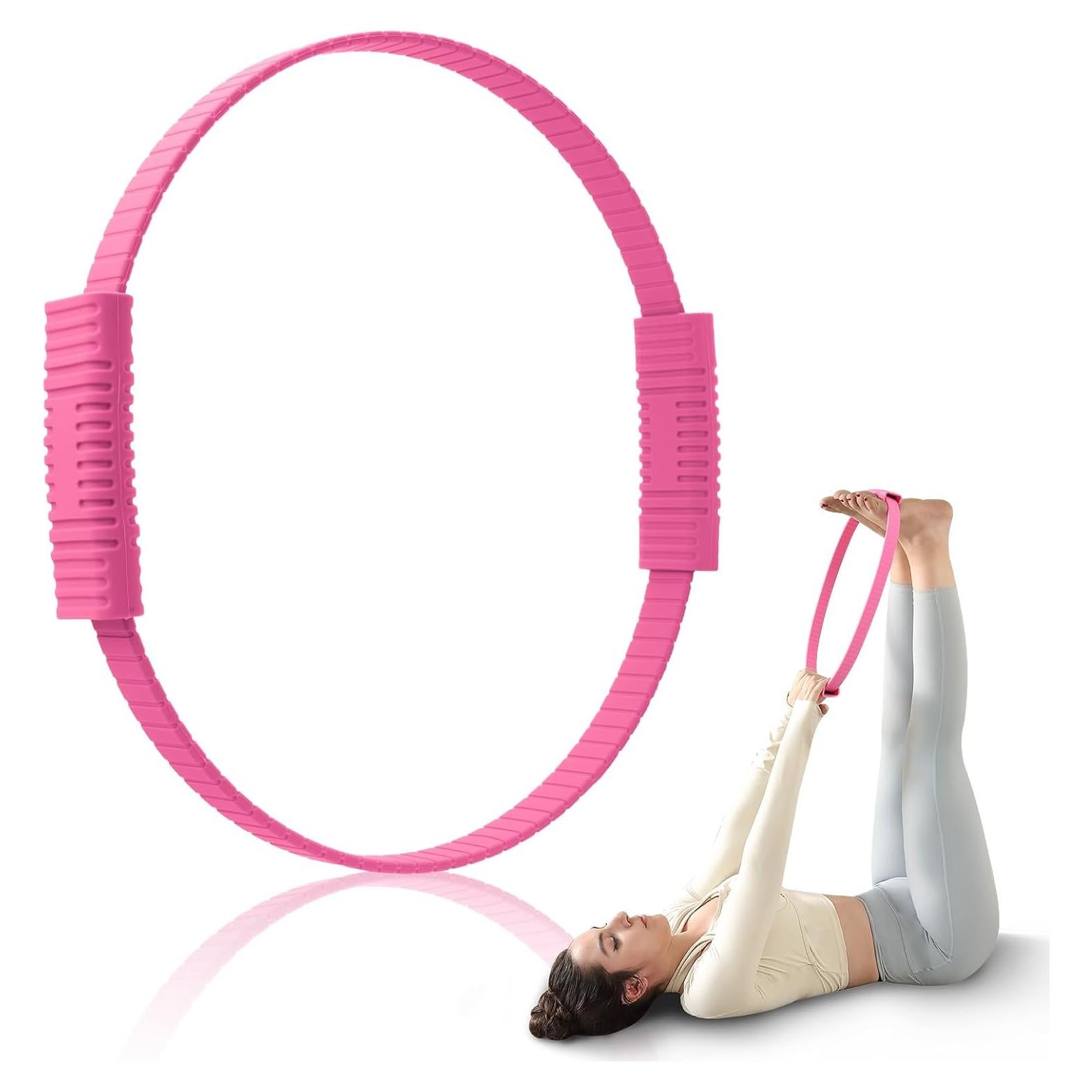 Anillo de Pilates Zmarthumb Rosa 34.3 cm Resistencia Flexible
