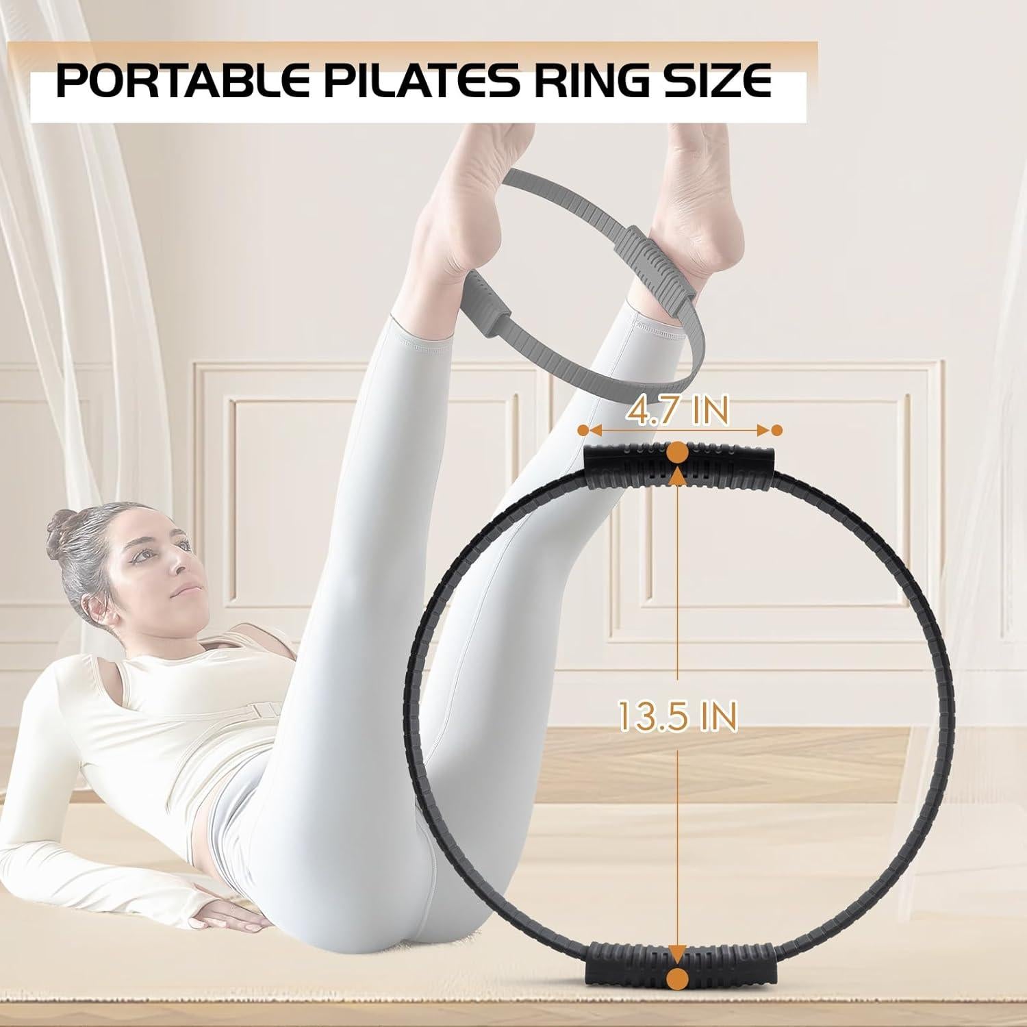 Anillo de Pilates Zmarthumb Rosa 34.3 cm Resistencia Flexible