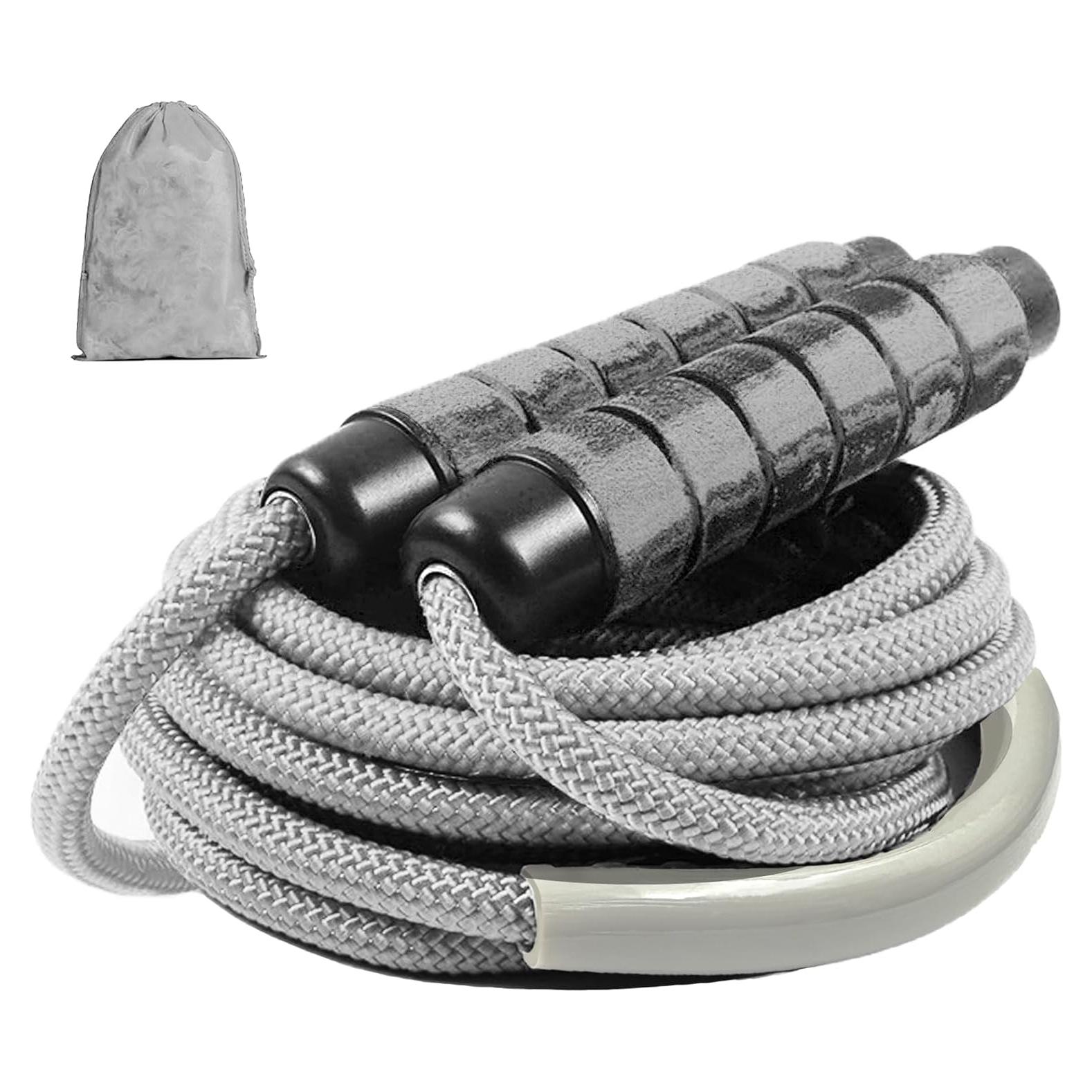 Cuerda de Salto Ajustable FitColt 3.05m con Peso y Mango de Espuma