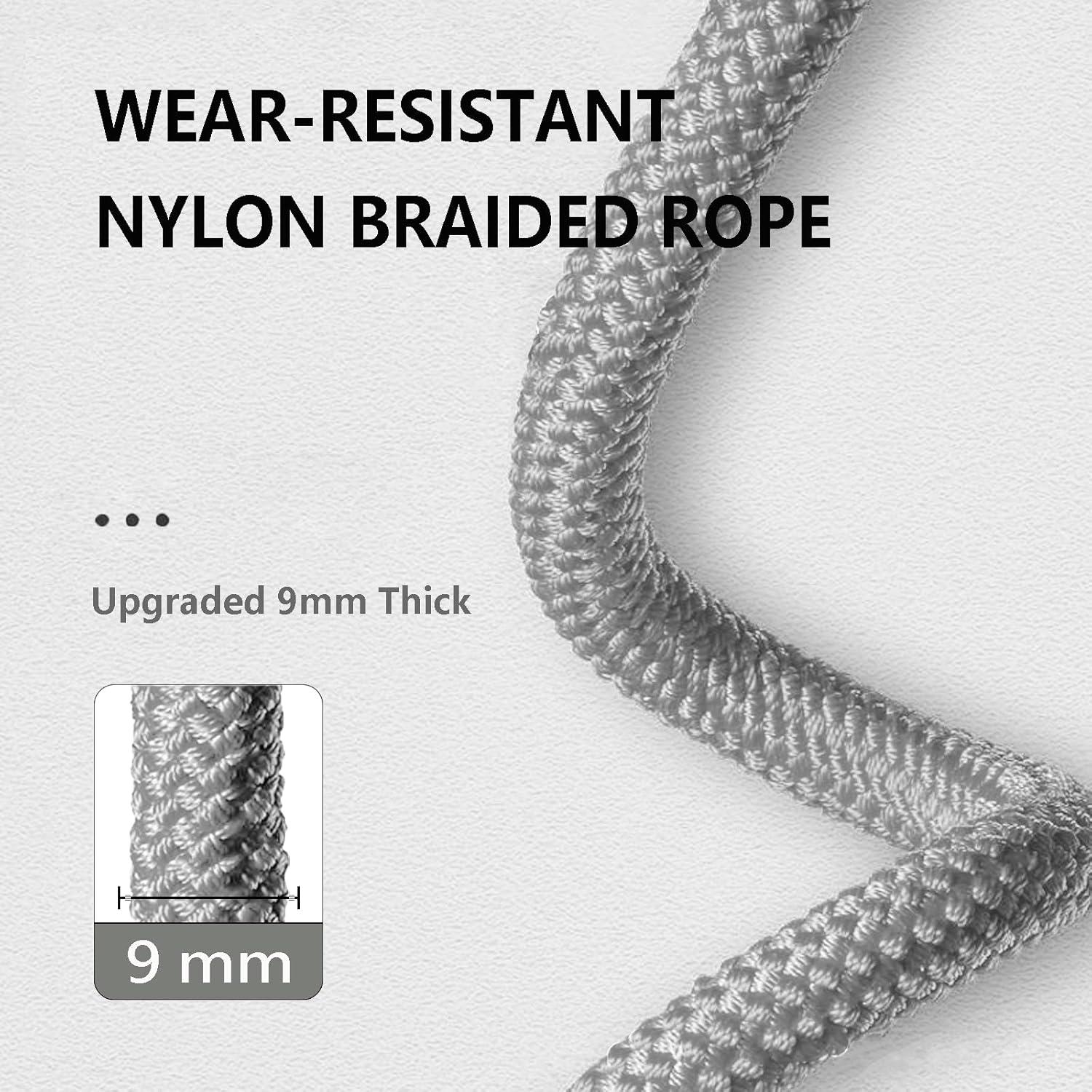 Cuerda de Salto Ajustable FitColt 3.05m con Peso y Mango de Espuma