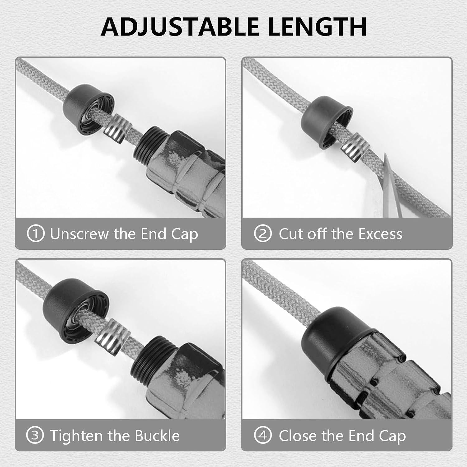 Cuerda de Salto Ajustable FitColt 3.05m con Peso y Mango de Espuma