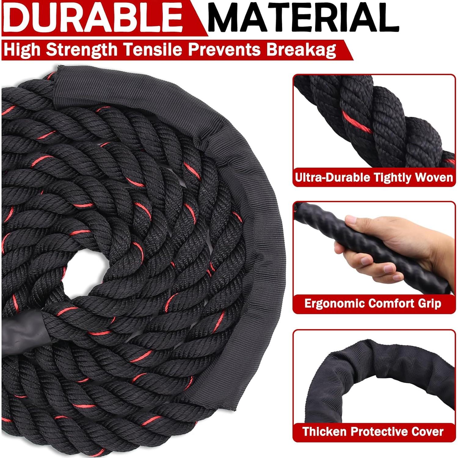 Cuerda de Salto con Peso Genérico 1.27kg para Fitness