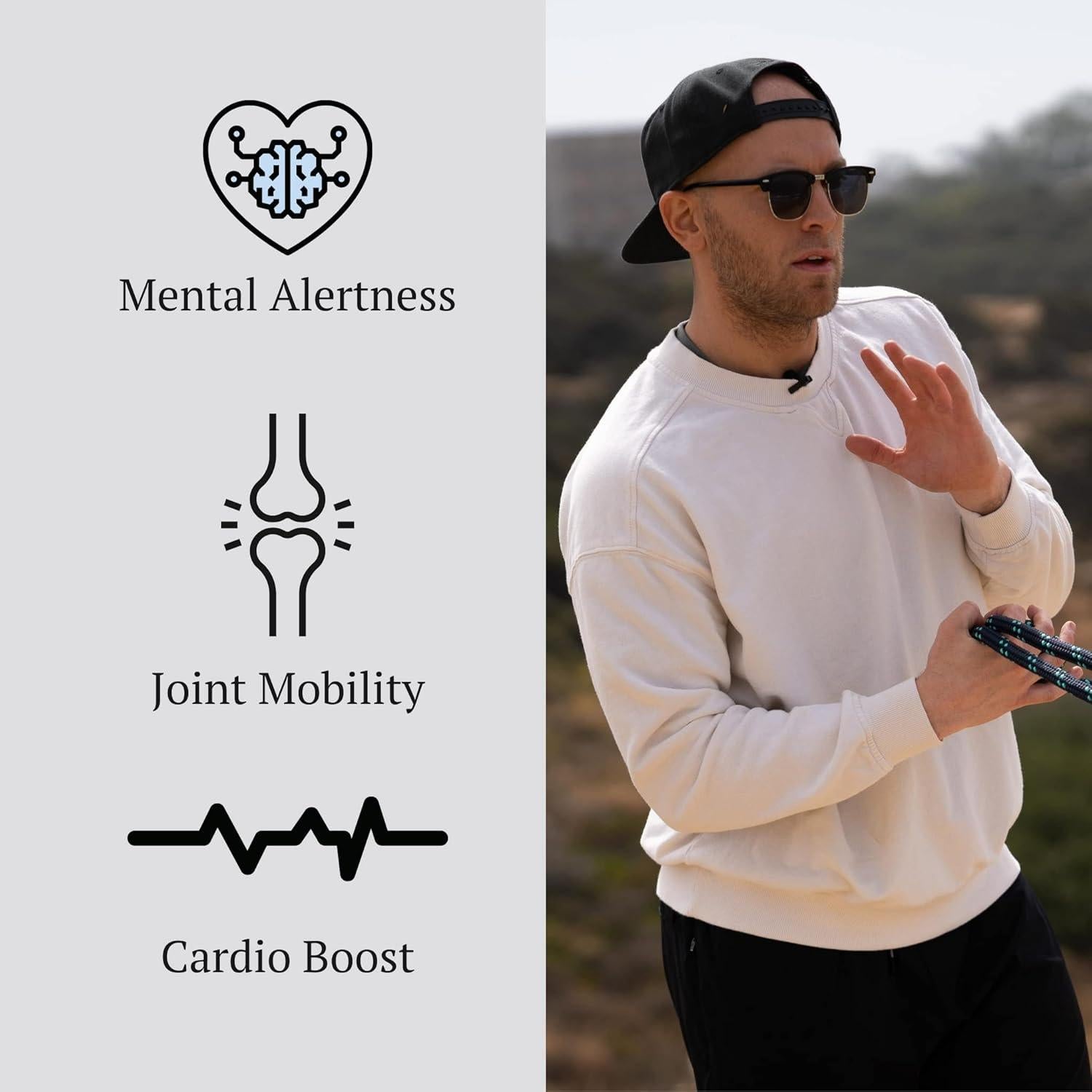 Cuerda de Salto con Peso AXiOFiT 500g Ajustable para Fitness