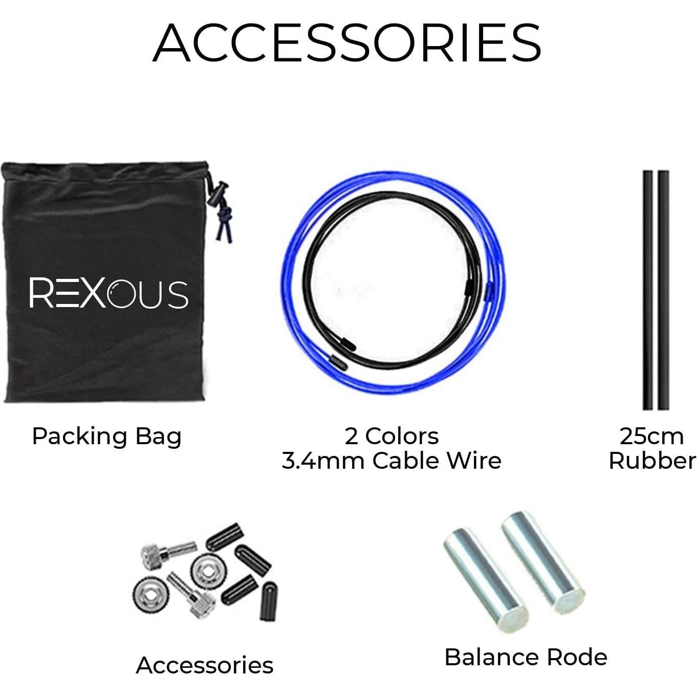 Cuerda de Salto Ajustable Savage Nation con Peso 0.23 kg