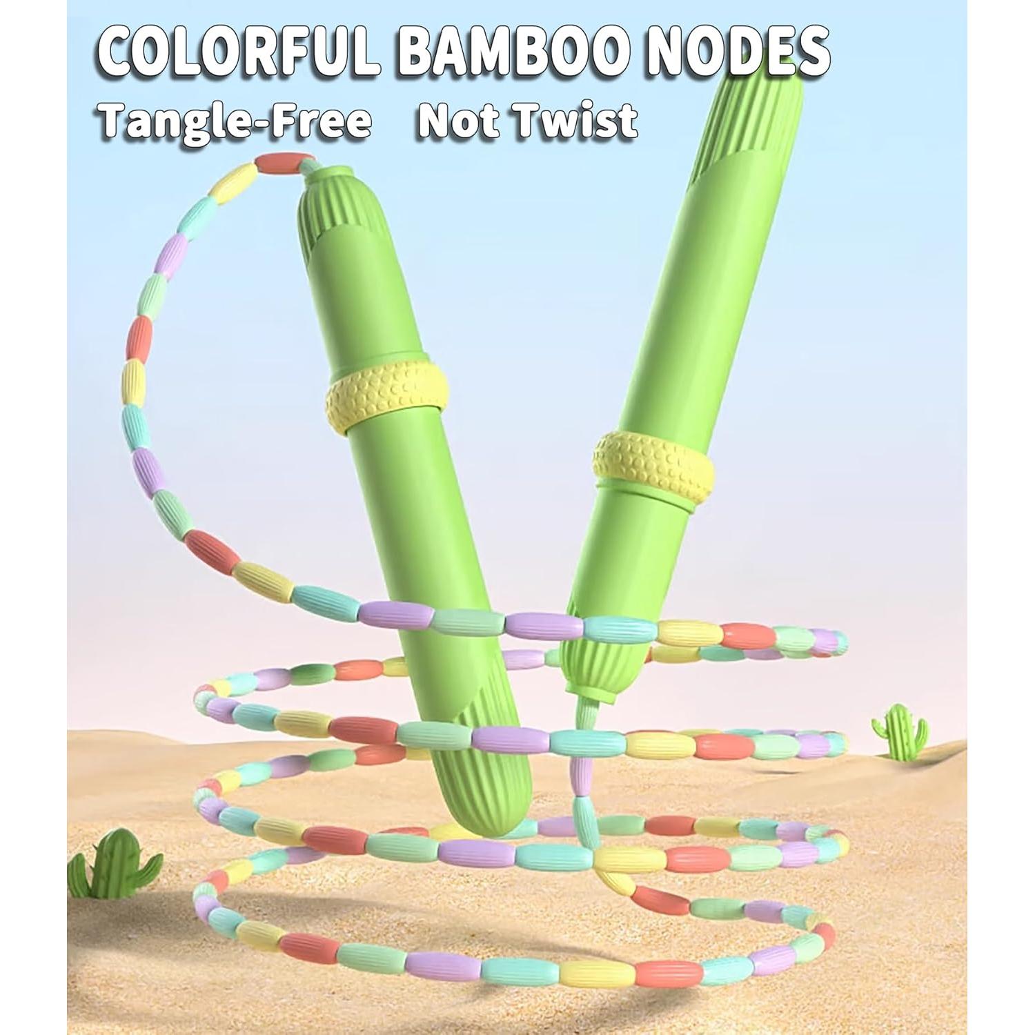 Cuerda de Saltar Ajustable SIERLIKY para Niños y Adultos