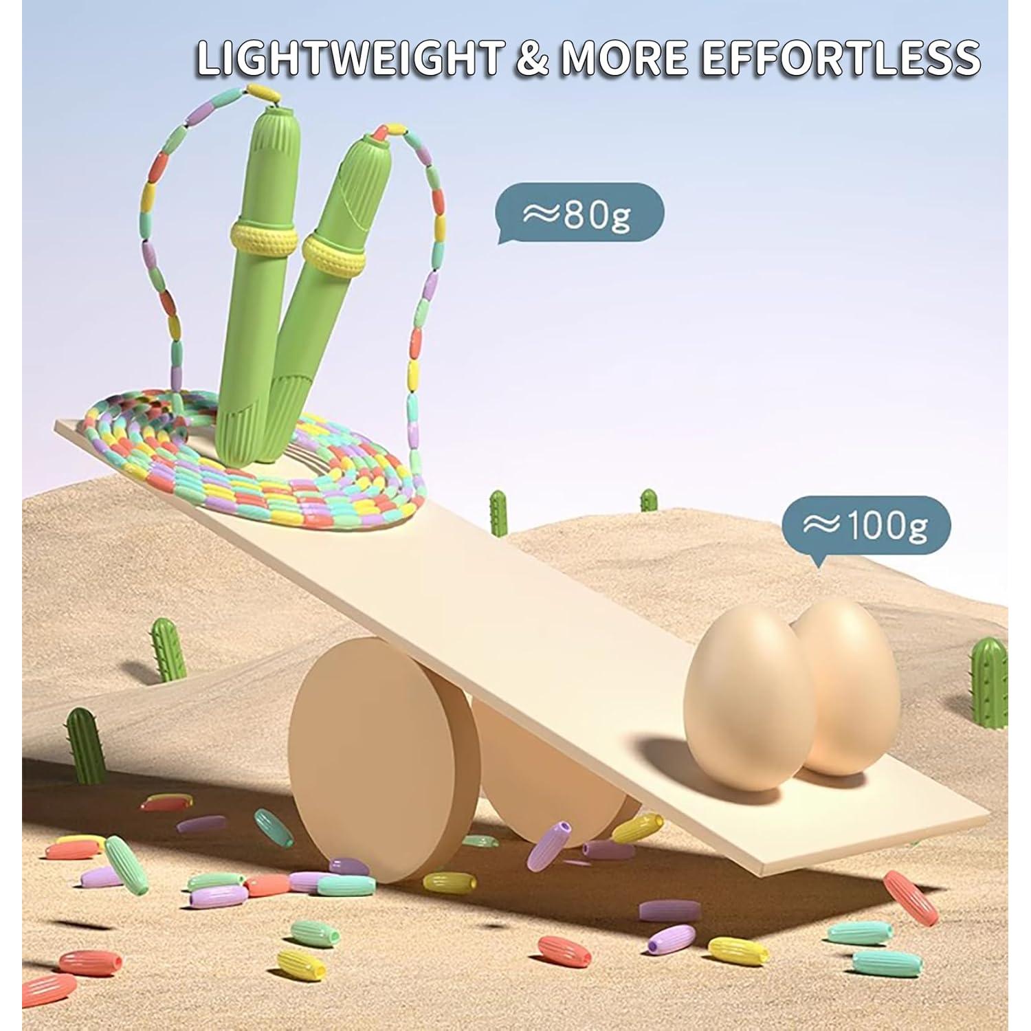 Cuerda de Saltar Ajustable SIERLIKY para Niños y Adultos