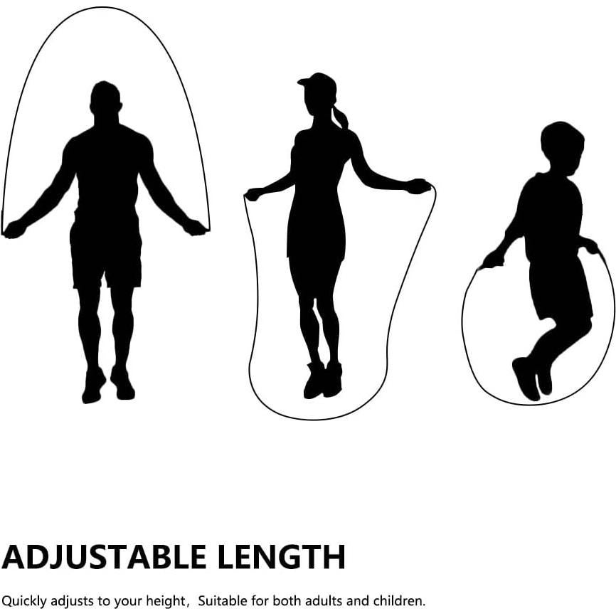 Cuerda de Salto Ajustable SPLASHGRIP para Fitness 2.99m