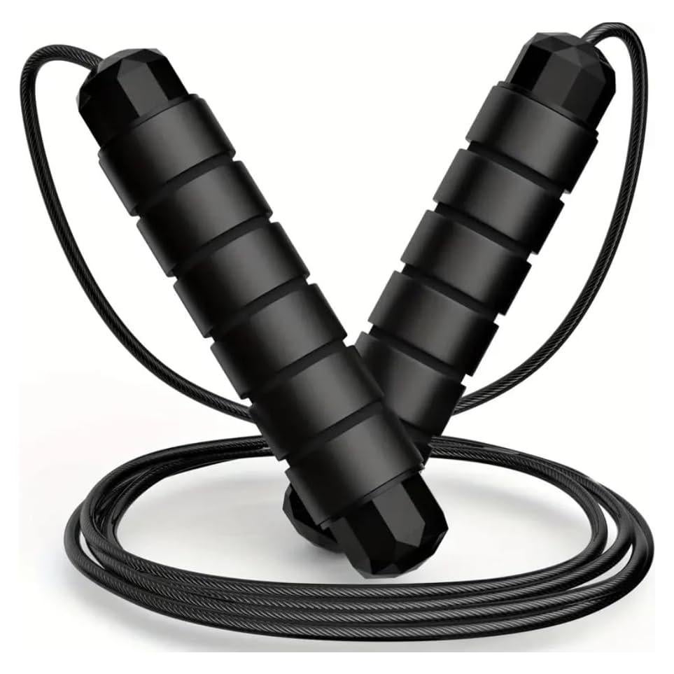 Cuerda de Salto Ajustable Genérico con Mangos de Espuma - Fitness