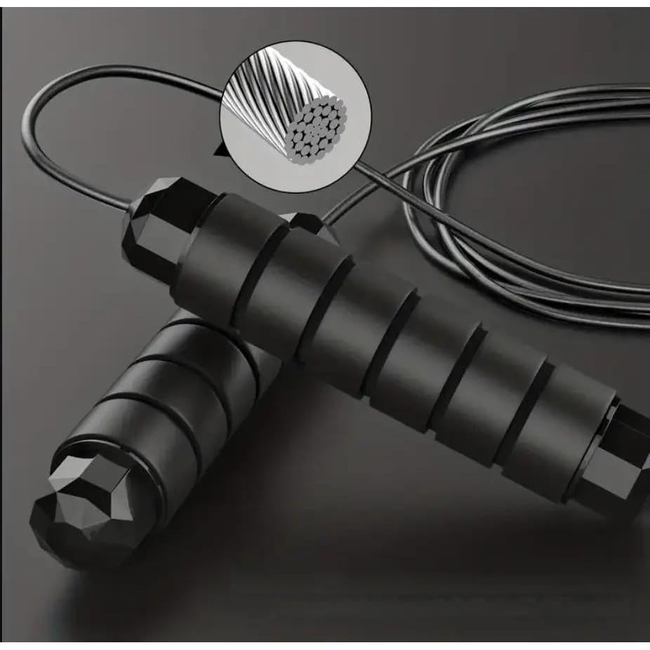 Cuerda de Salto Ajustable Genérico con Mangos de Espuma - Fitness