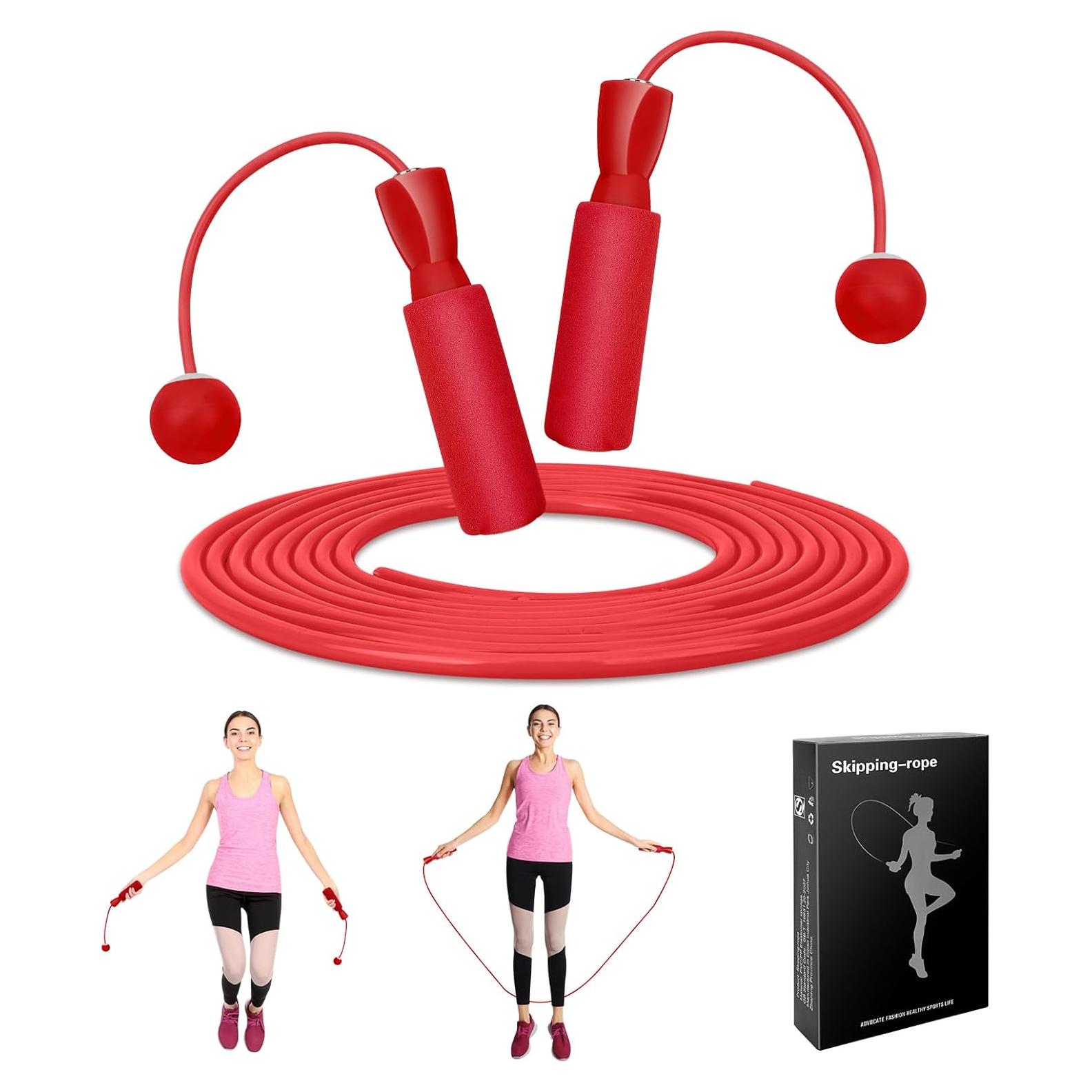 Cuerda de Salto Inalámbrica LSKSSNG Ajustable 2.80m con Pesas