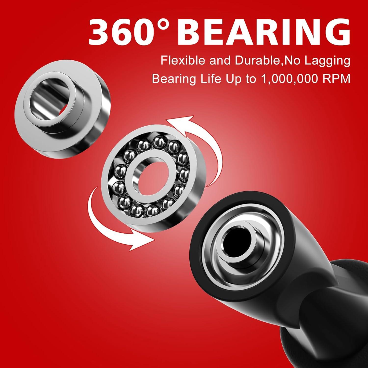 Cuerda de Salto Inalámbrica LSKSSNG Ajustable 2.80m con Pesas