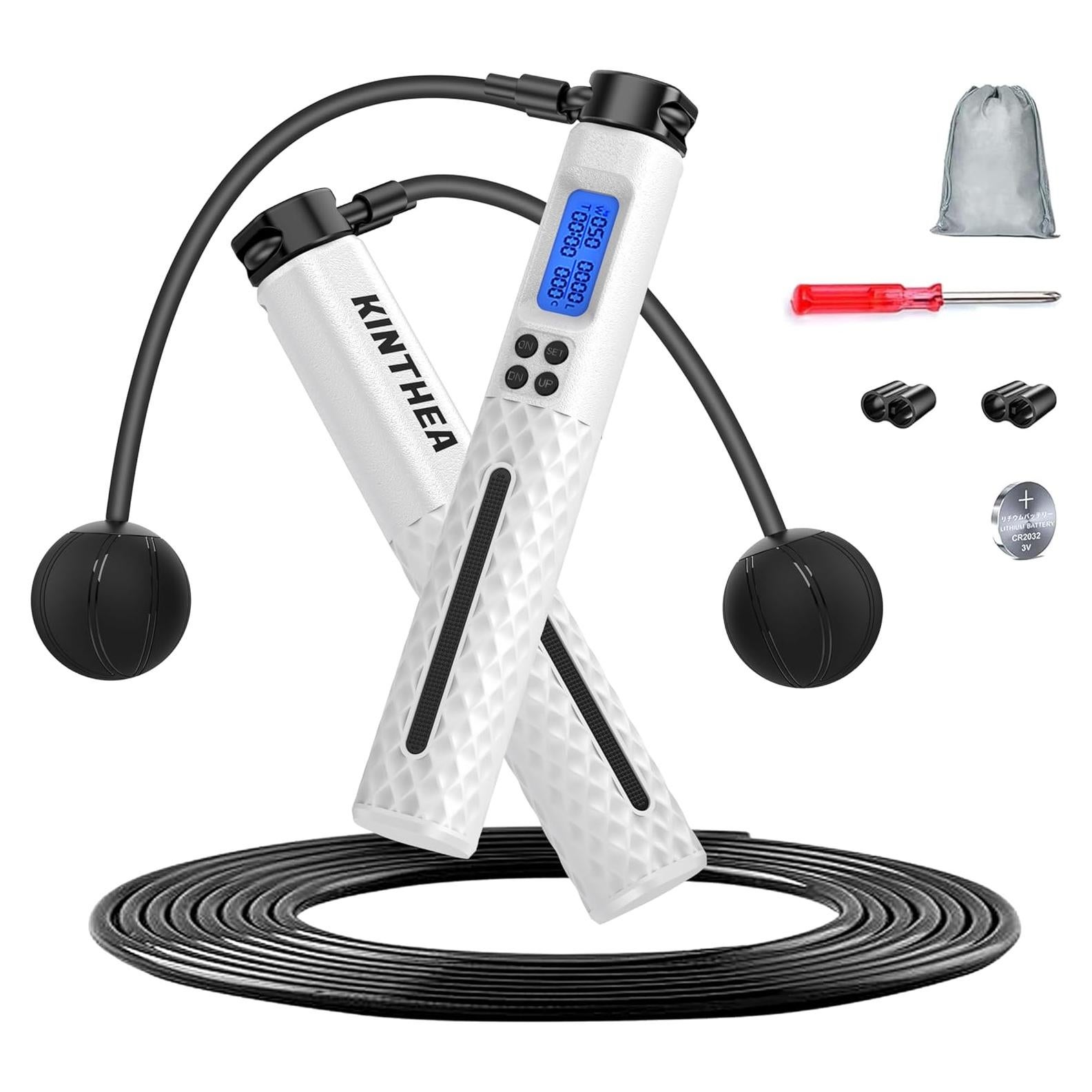 Cuerda de Salto Inteligente KINTHEA 2 en 1 con Contador LED