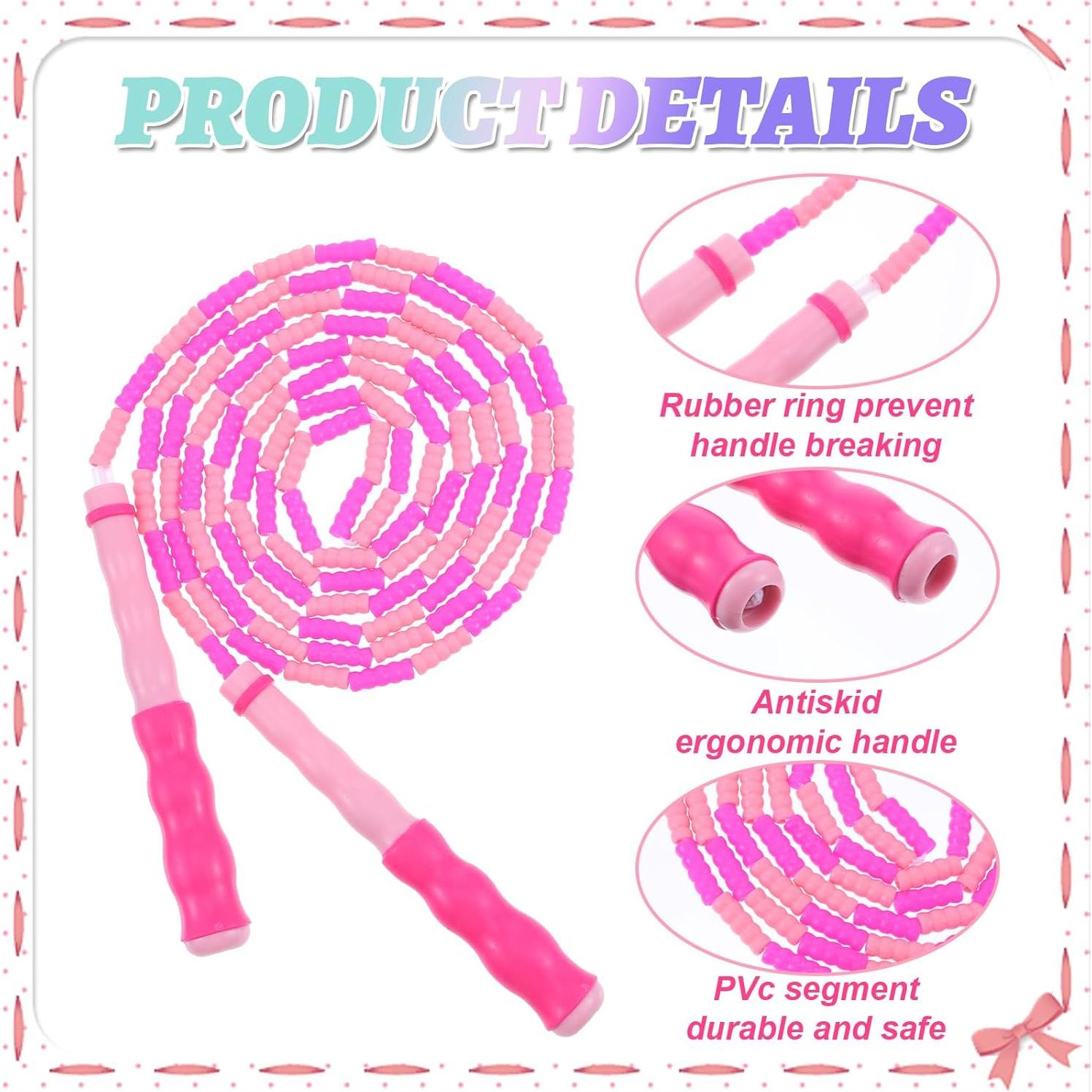 Paquete de 16 cuerdas para saltar ajustables HOFURME 280 cm