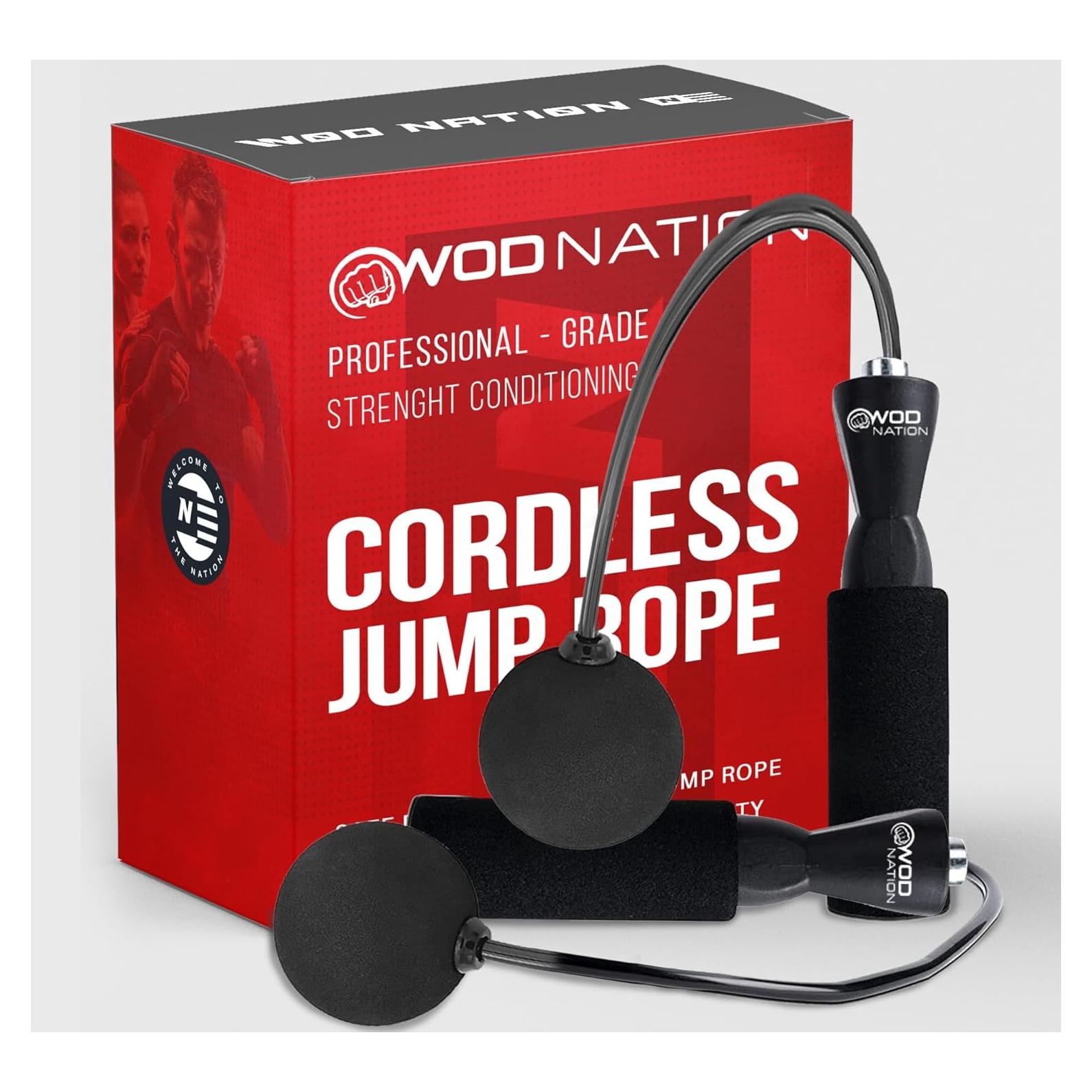 Cuerda de Salto Sin Cuerda WOD Nation Ponderada para Fitness