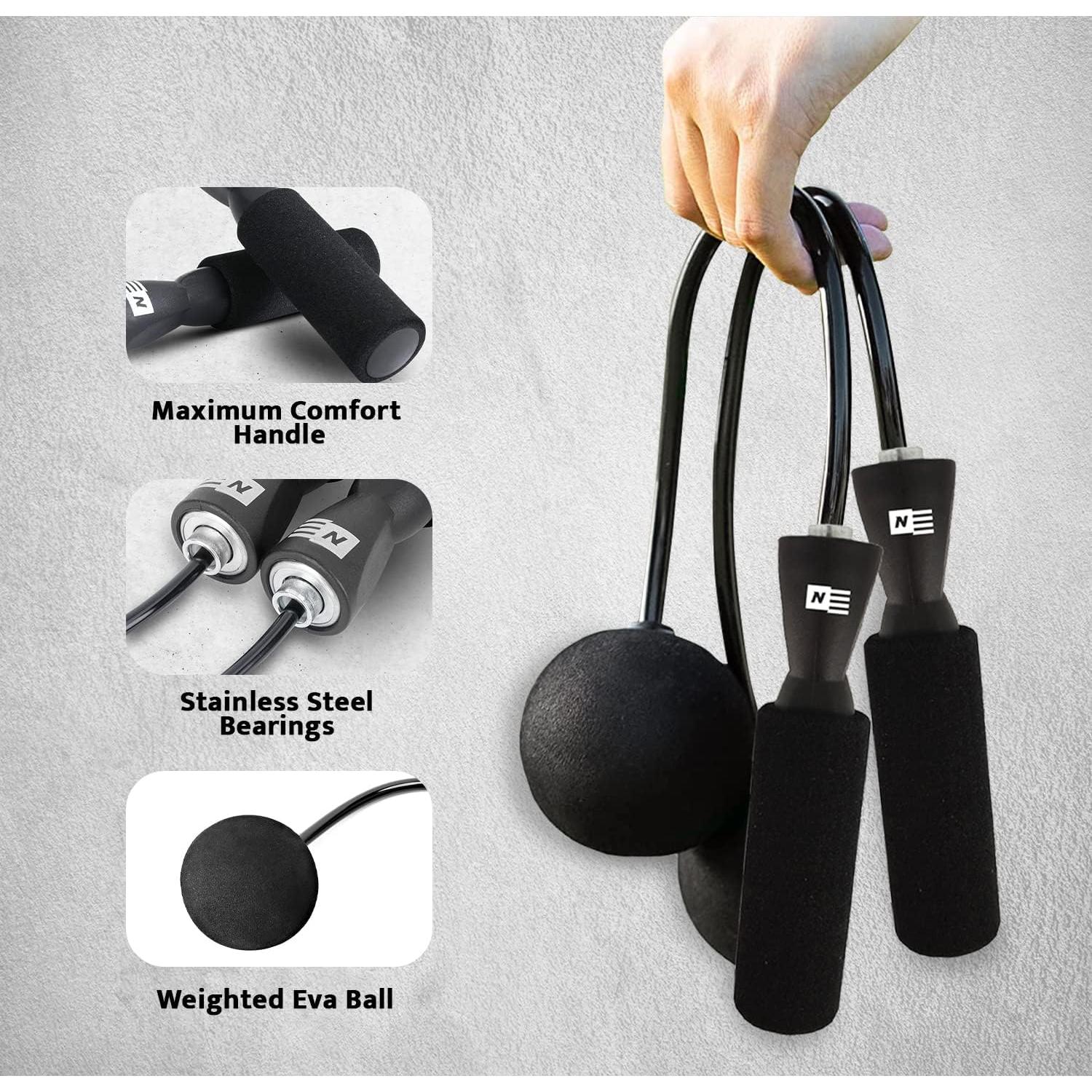 Cuerda de Salto Sin Cuerda WOD Nation Ponderada para Fitness