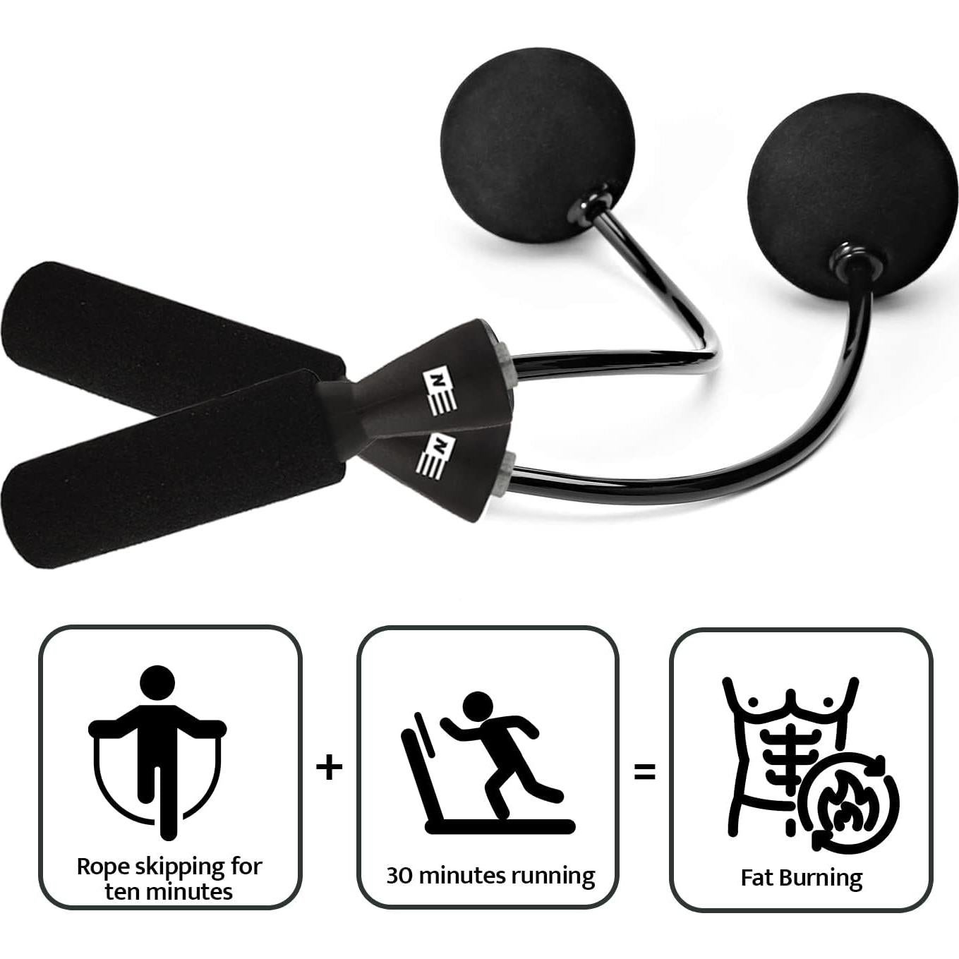 Cuerda de Salto Sin Cuerda WOD Nation Ponderada para Fitness